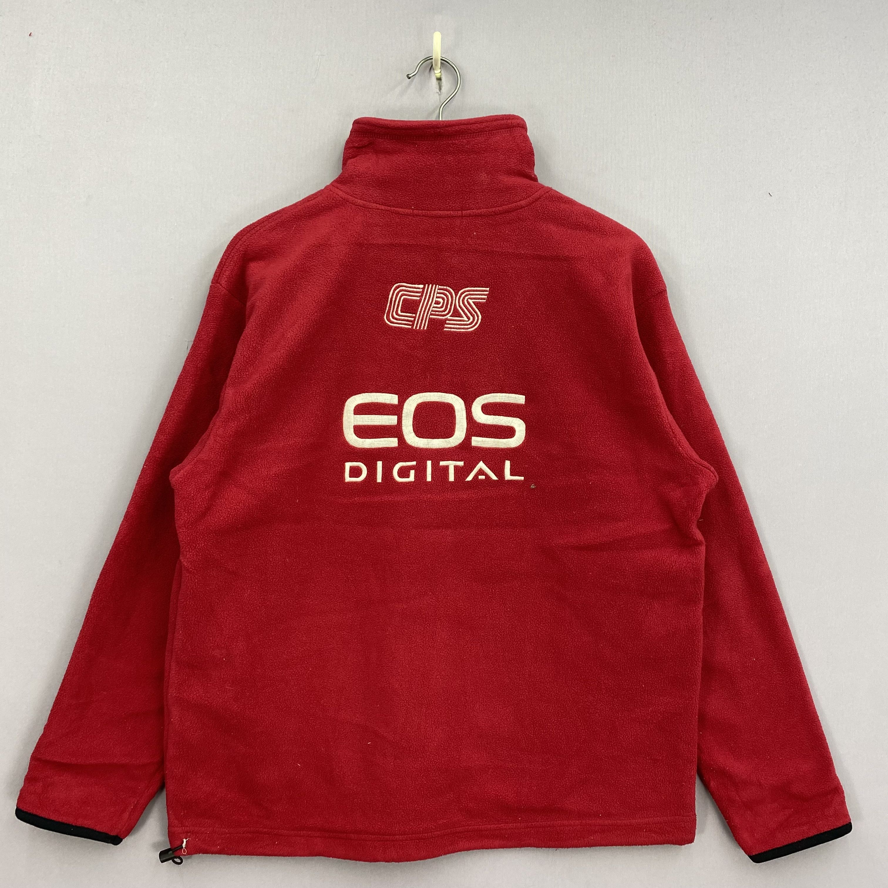 Canon Vintage Canon Pullover 90s EOS Digital Fleece Sweater Size US M / EU 48-50 / 2 - 2 Thumbnail