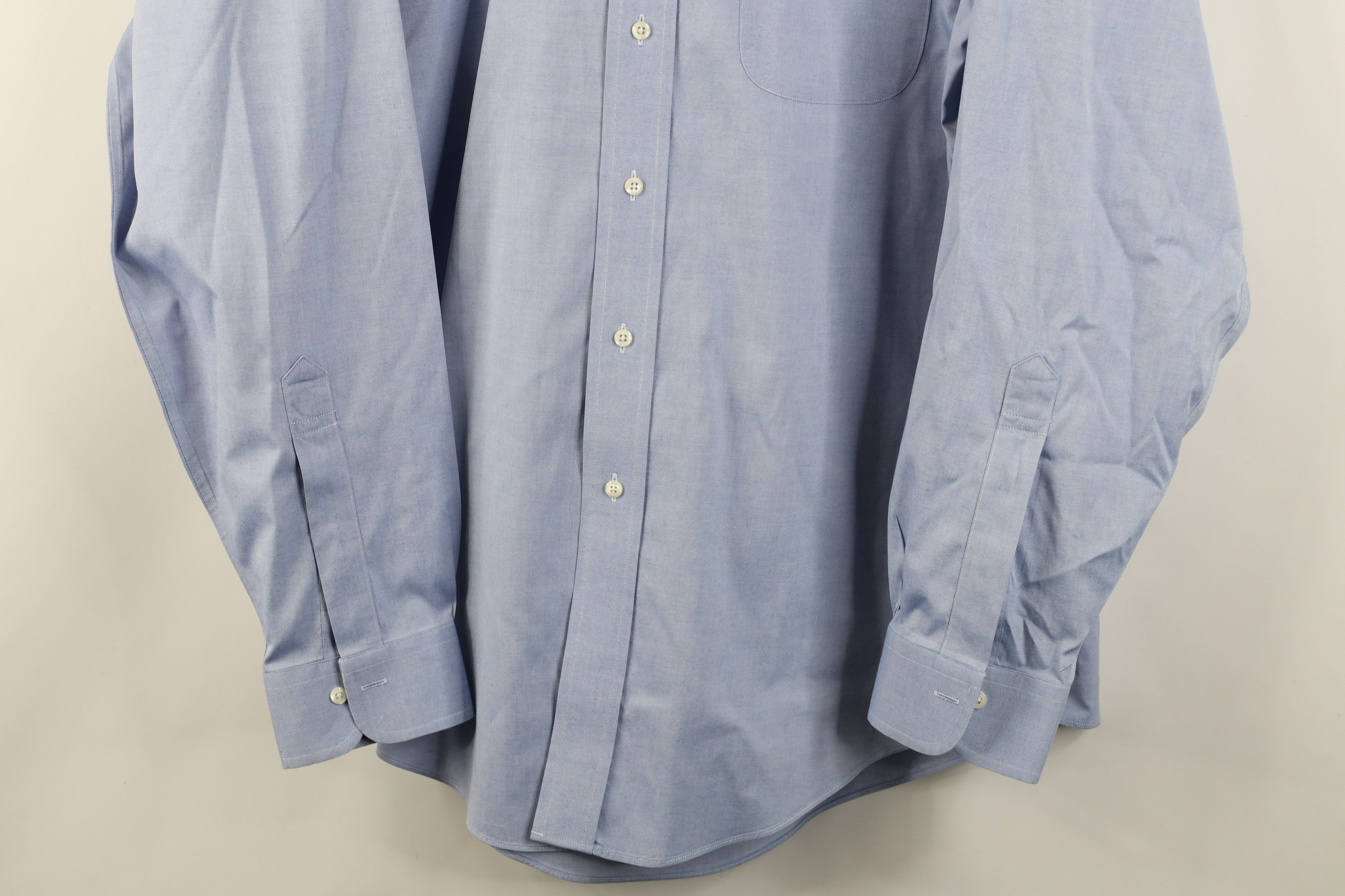 Brooks Brothers Vintage 90s Brooks Brothers Button Down Shirt OCBD Blue Size US M / EU 48-50 / 2 - 3 Thumbnail