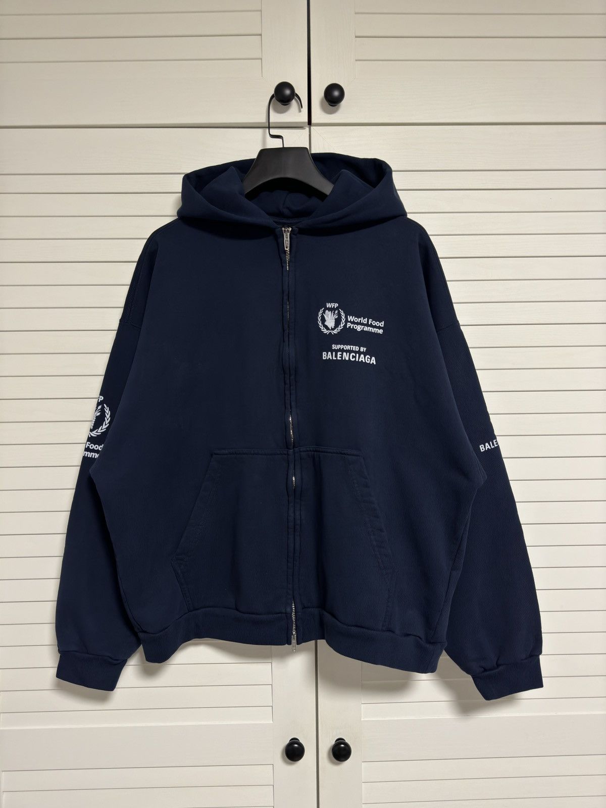 Balenciaga Balenciaga WFP Zip Hoodie (Firm Price) | Grailed