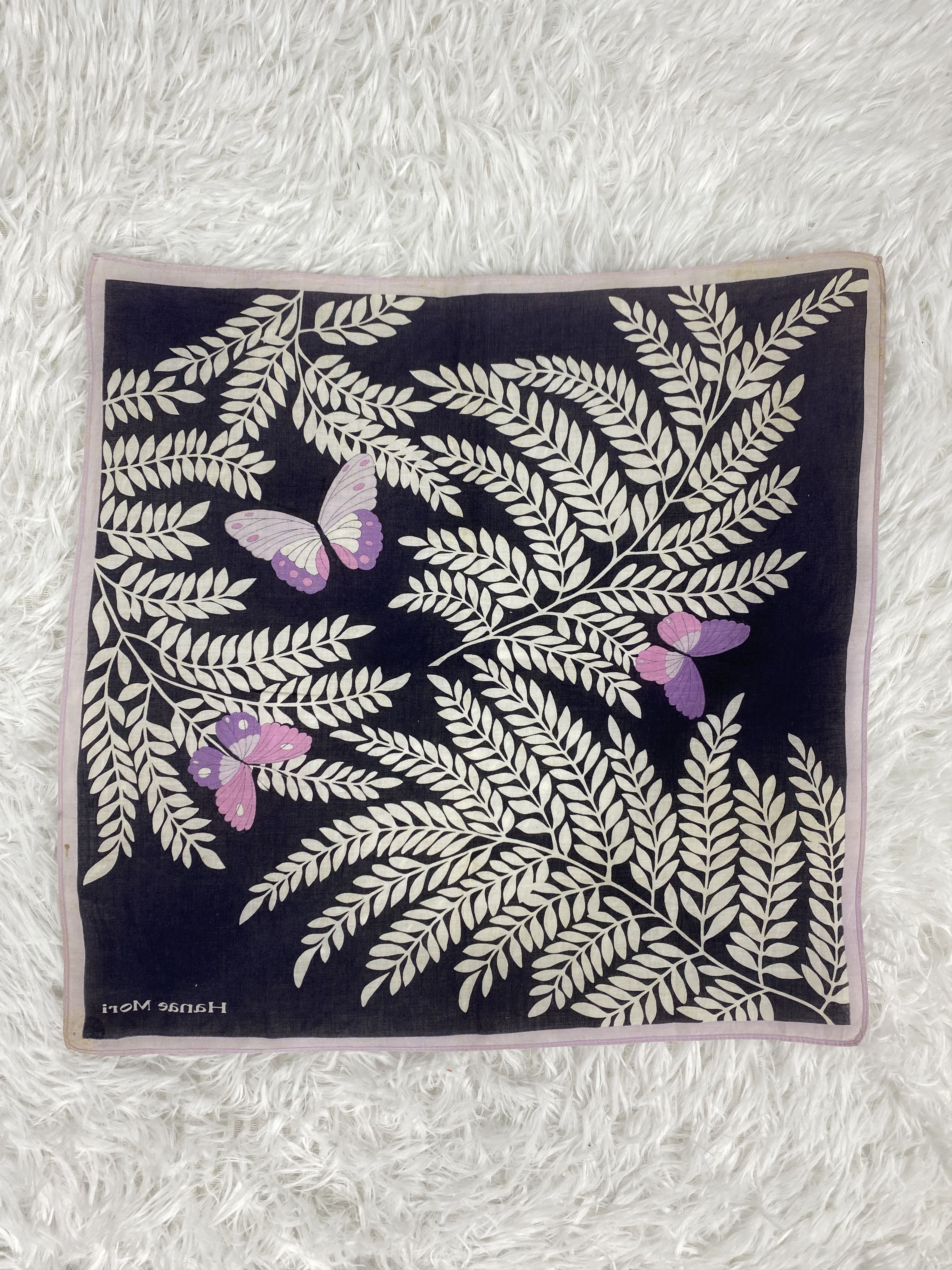 Hanae Mori Vintage Hanae Mori Handkerchief Neckerchief PH0261 Size ONE SIZE - 4 Thumbnail