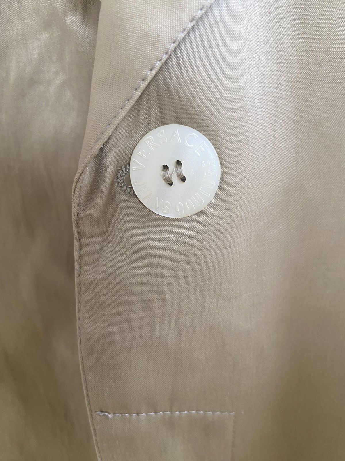 Versace 1990s Gold Four-Button Blazer Size US M / EU 48-50 / 2 - 3 Thumbnail