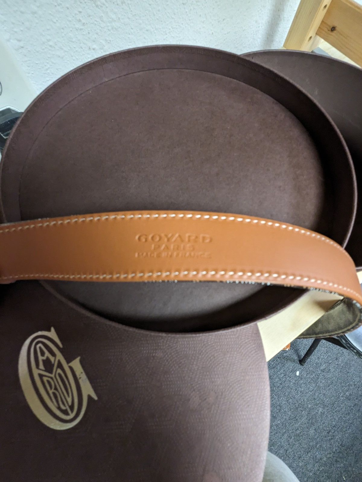 Goyard MAISON GOYARD FREGATE BELT BLACK TAN Size 110/42 Size ONE SIZE - 11 Thumbnail