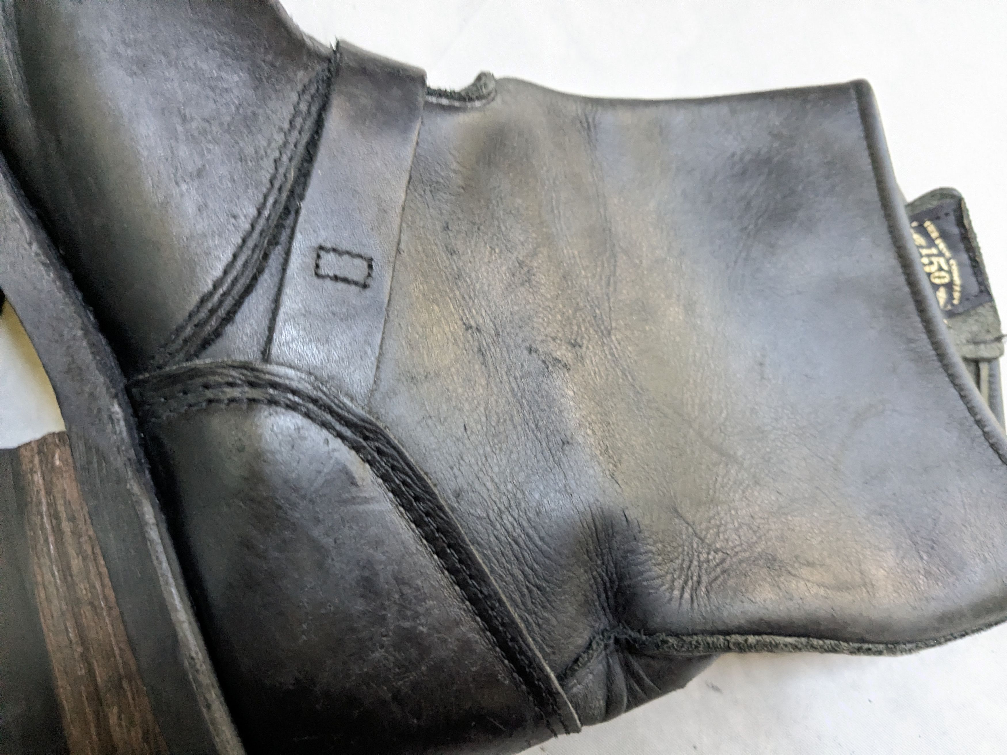 Frye Frye Engineer Black Leather 9.5 M Leather Buckle Size US 9.5 / EU 42-43 - 13 Thumbnail