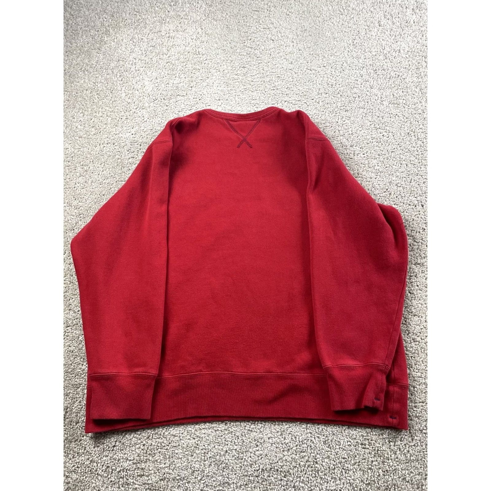 Vintage Polo Jeans Co Ralph Lauren Sweater Mens XL Red RL-67 Logo Fleece Size US XL / EU 56 / 4 - 2 Thumbnail