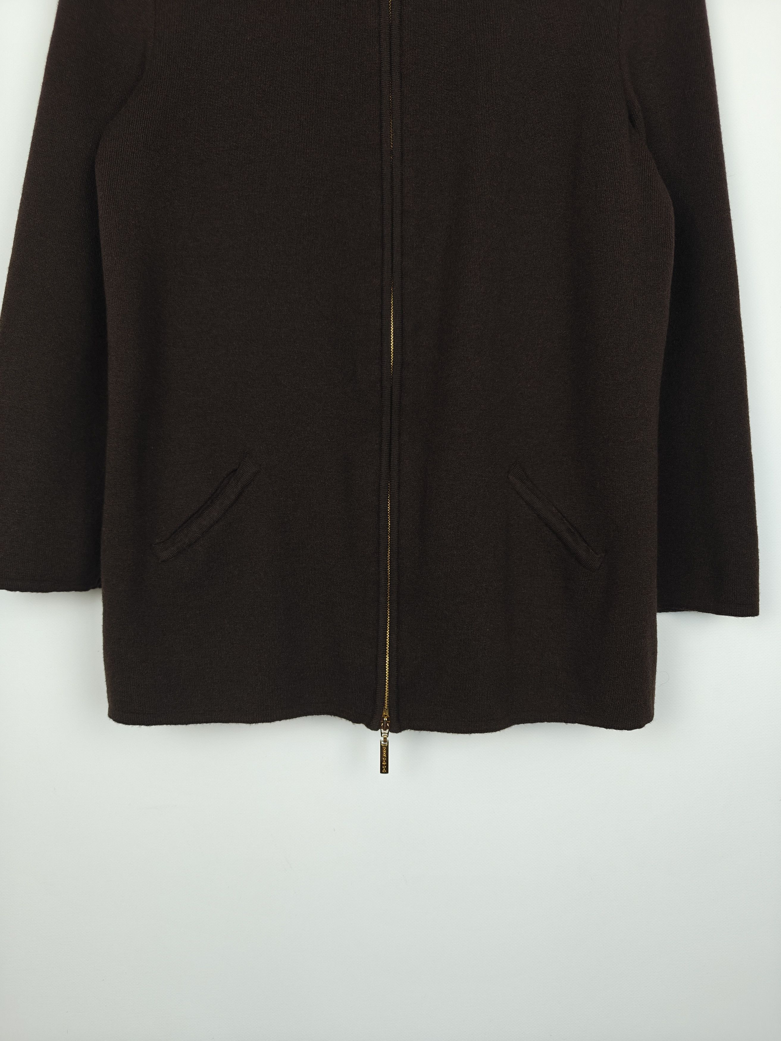 Escada Escada Margaretha Ley Wool/Cashmere Jacket VTG Zip size 44 Size M / US 6-8 / IT 42-44 - 3 Thumbnail