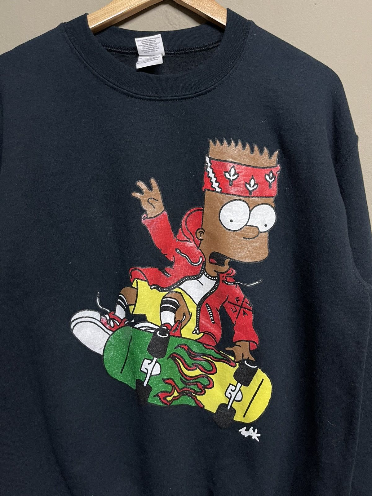 The Simpsons The bart simpson sweatshirt Size US M / EU 48-50 / 2 - 2 Thumbnail