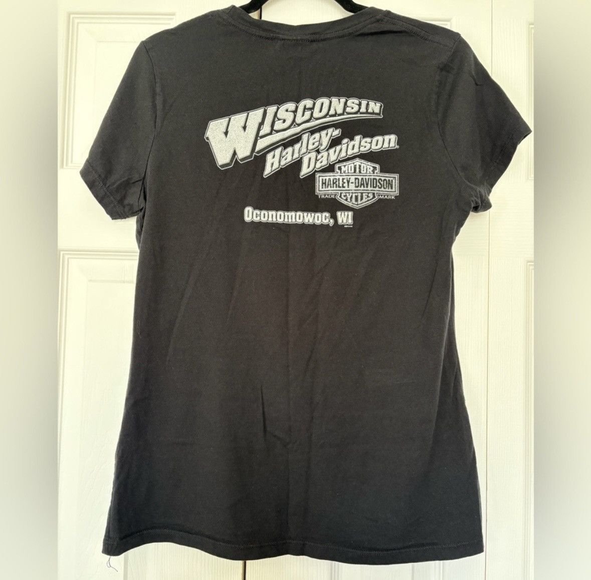 Harley Davidson Harley-Davidson Skull Black Short Sleeve Tee Shirt Size L Size L / US 10 / IT 46 - 4 Thumbnail