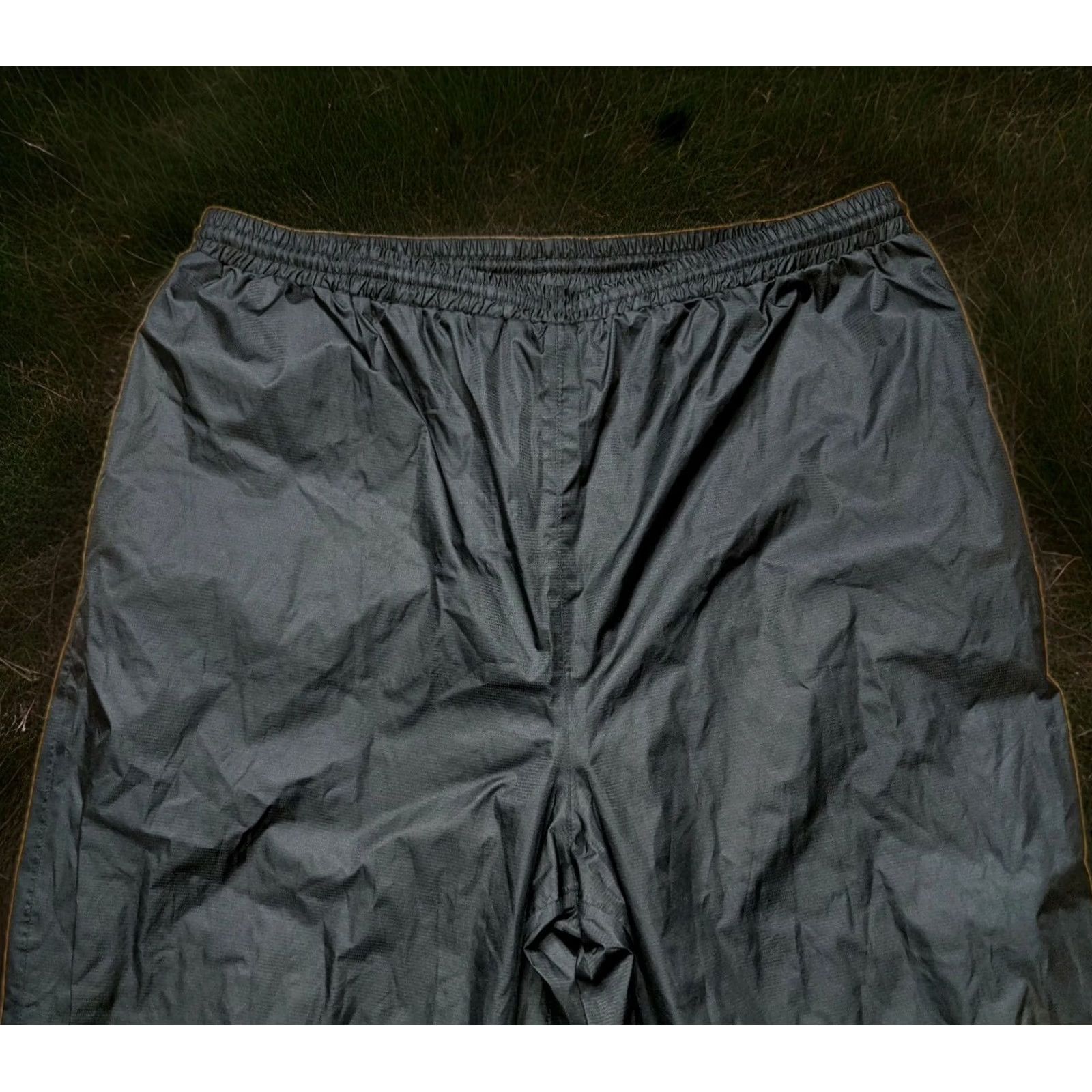 Vintage Sun Mountain Black Waterproof Golf Hiking Camp Packable Rain Pants Mens Large XL Size US 33 - 7 Thumbnail