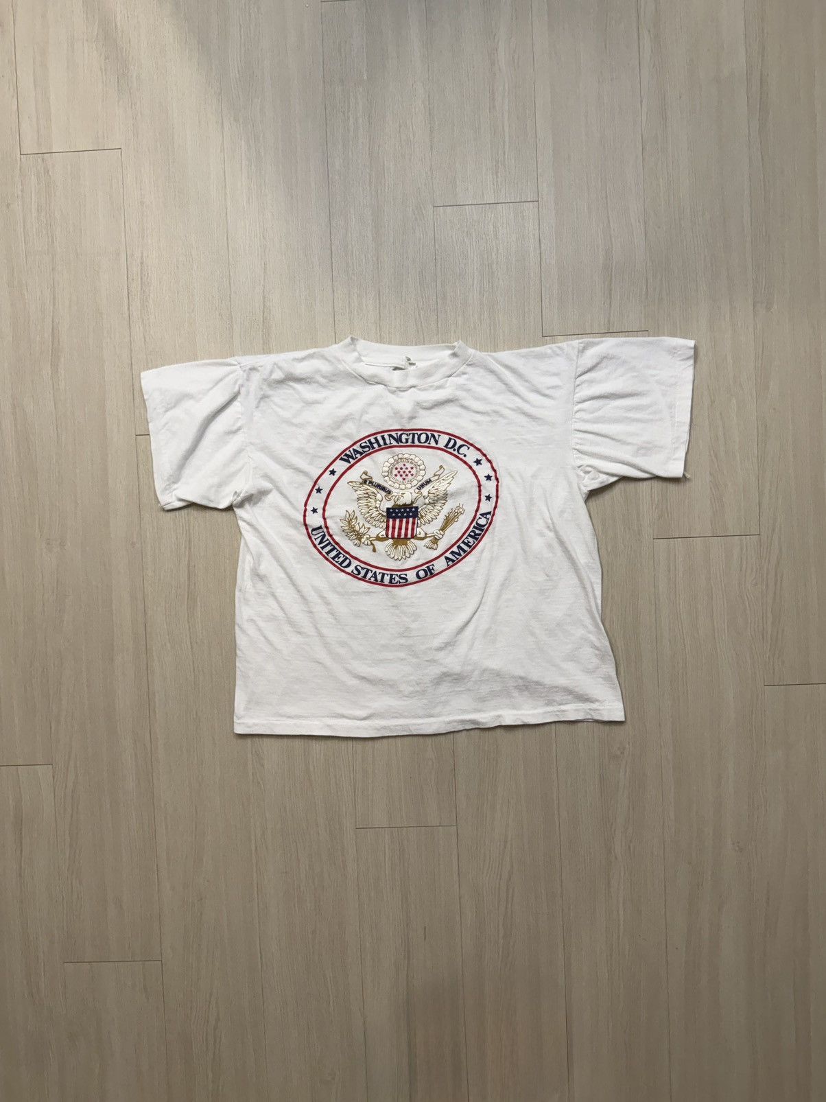 Other Vintage Washington D.C. Single Stitch Shirt Size US L / EU 52-54 / 3 - 1 Thumbnail