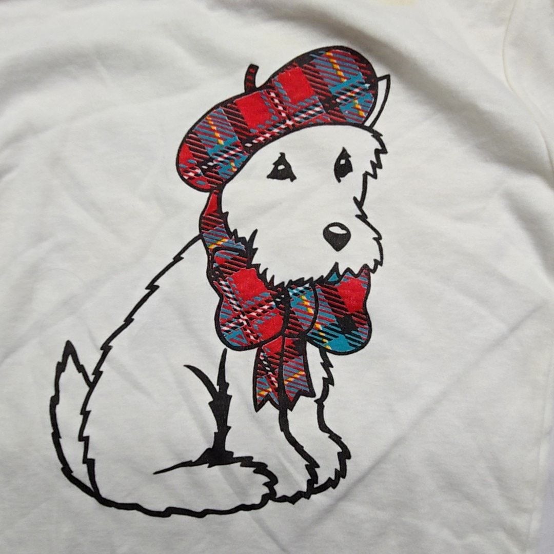 Vintage Vintage Dog Graphic Shirt Red Youth Kids White Large Tee 90s Size US L / EU 52-54 / 3 - 4 Thumbnail