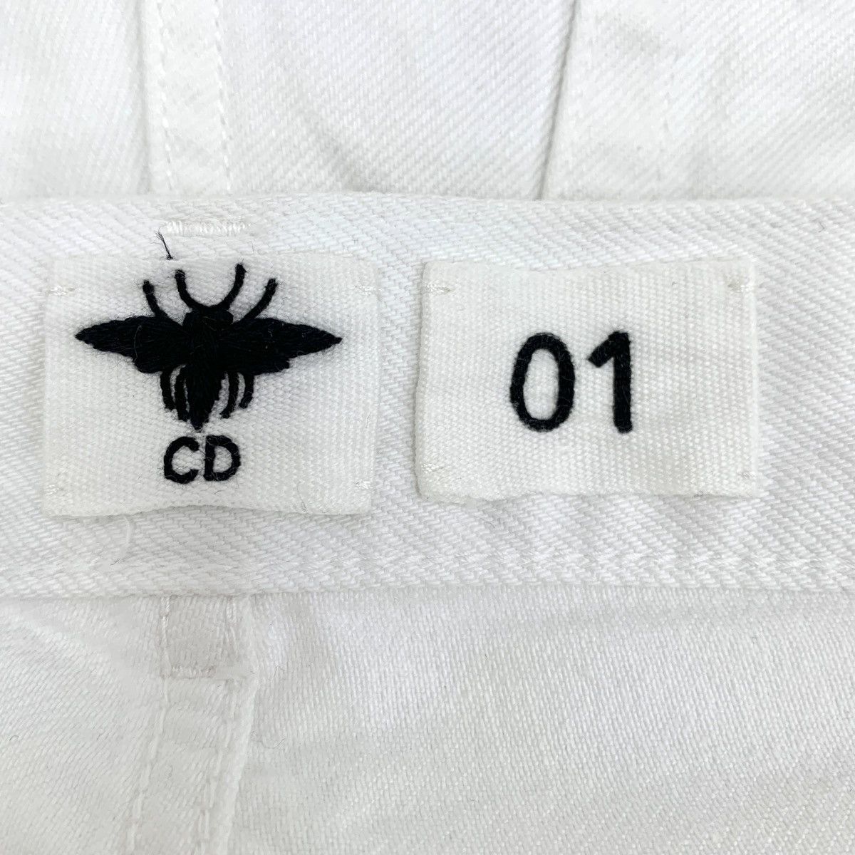 Dior Christian Dior White Vintage Distressed Denim Pants K26WX Size US 32 / EU 48 - 5 Thumbnail
