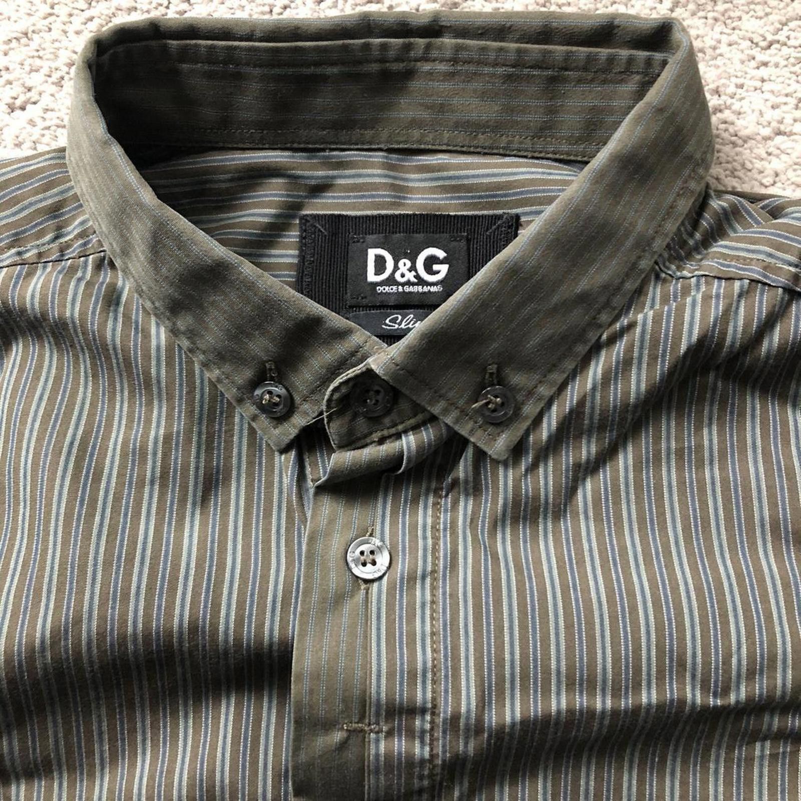 Dolce & Gabbana Vintage Striped Dolce & Gabbana D&G Shirt Size US M / EU 48-50 / 2 - 3 Thumbnail
