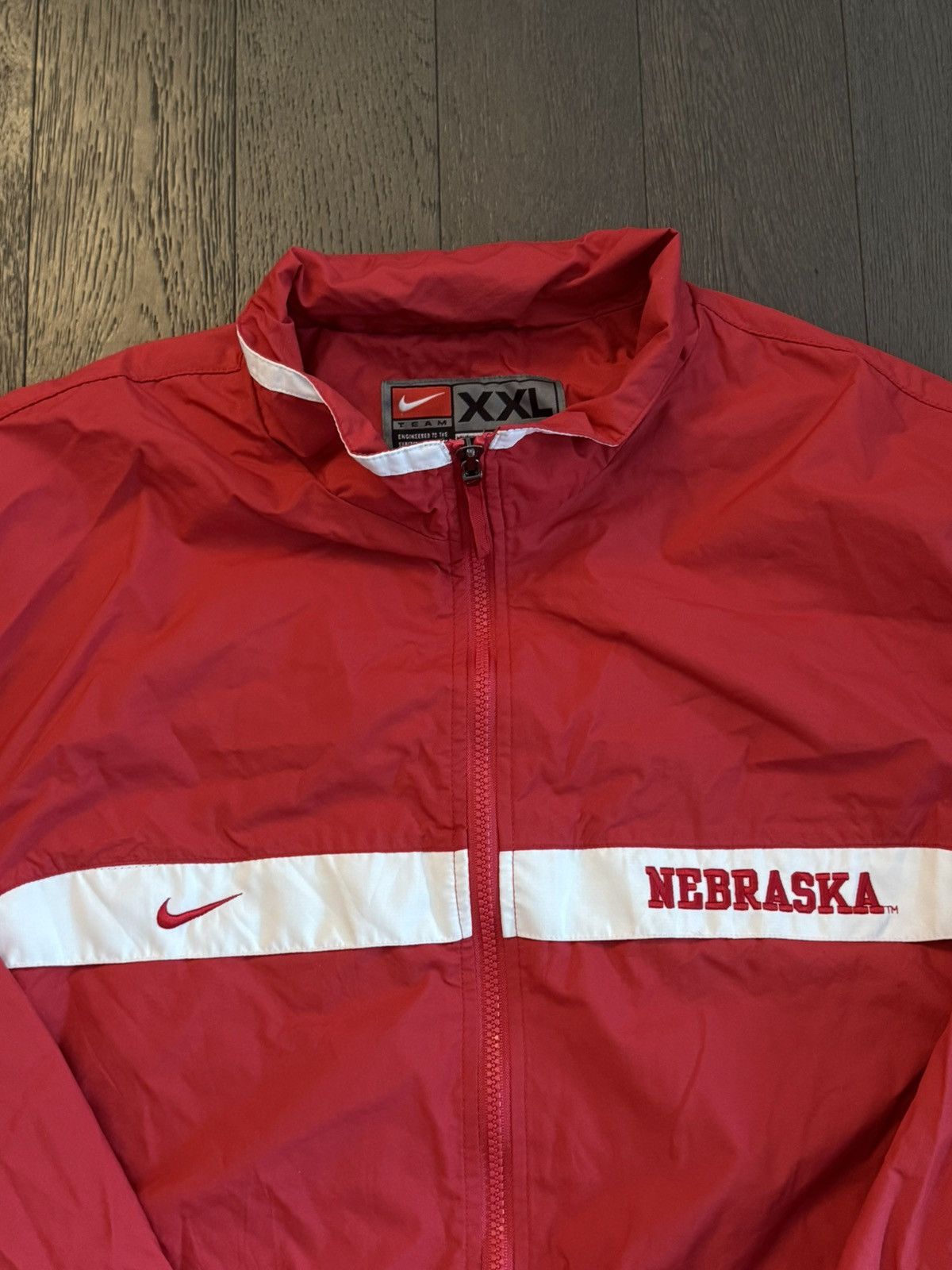 NCAA Vintage Nike Nebraska Cornhuskers Zip-Up Jacket Size US XL / EU 56 / 4 - 2 Thumbnail