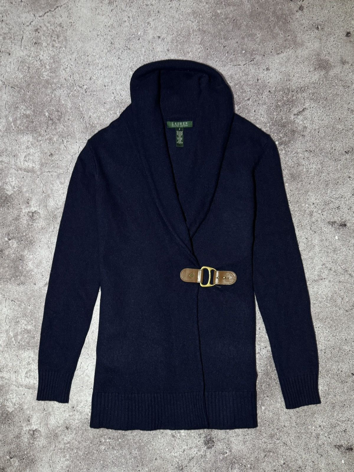 Polo Ralph Lauren Polo Ralph Lauren Wool Cardigan Blue Women’s Size S Luxury Size S / US 4 / IT 40 - 1 Thumbnail