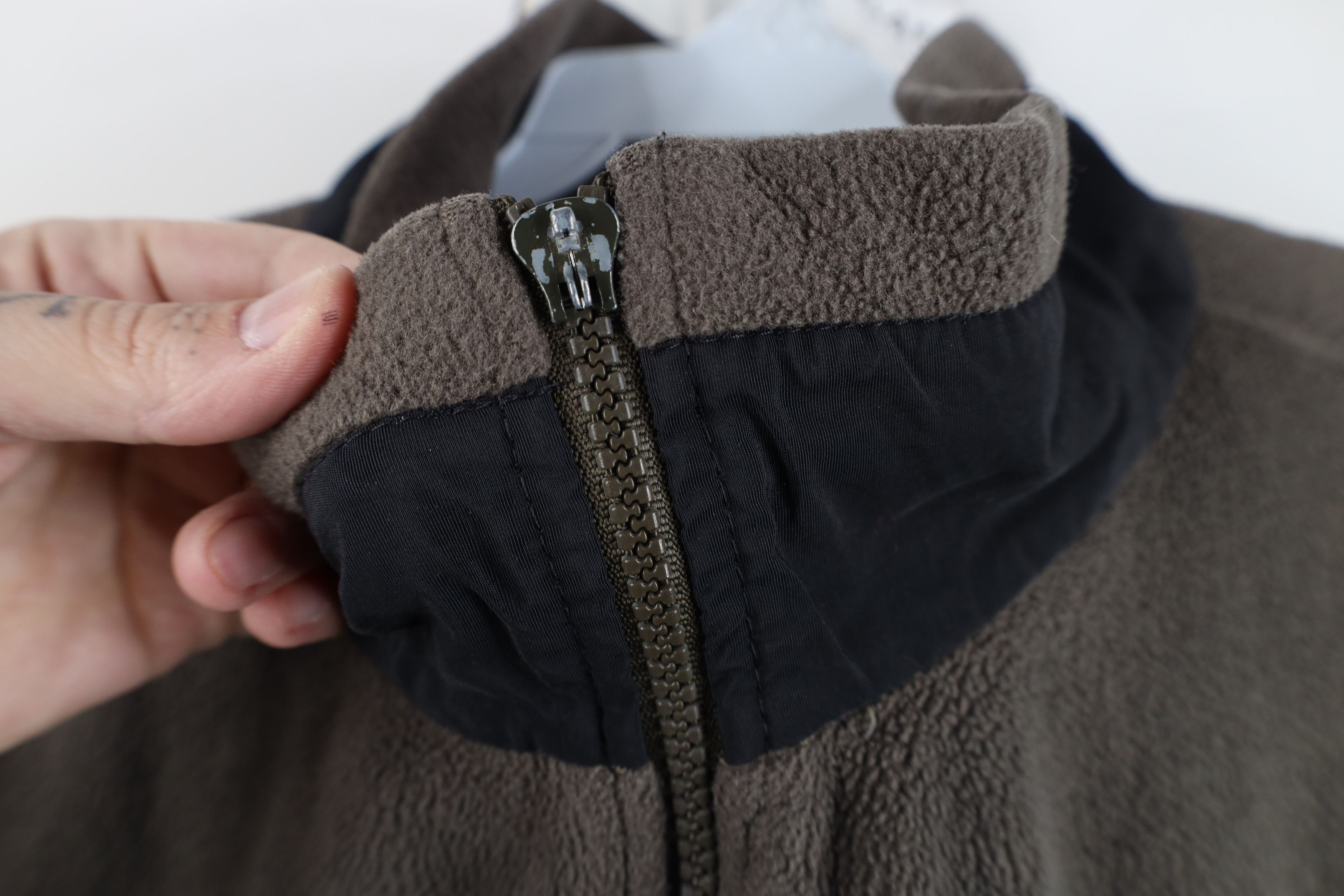 Lands' End × Vintage Vintage 90s Lands End Full Zip Fleece Vest Jacket Gray USA Size US XL / EU 56 / 4 - 7 Thumbnail