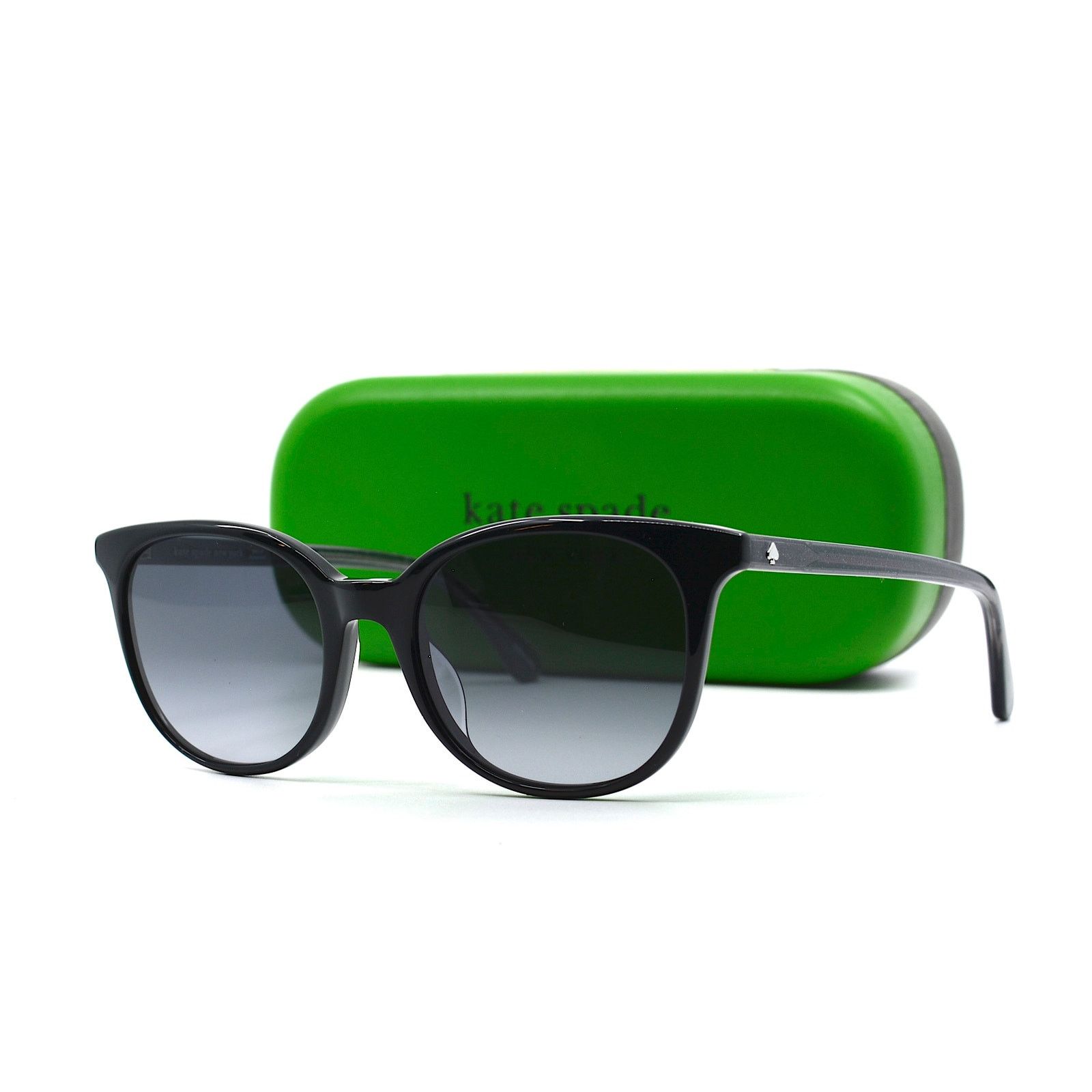 Kate Spade NEW KATE SPADE ANDRIA/S 807 BLACK GREY AUTHENTIC SUNGLASSES Size ONE SIZE - 1 Thumbnail