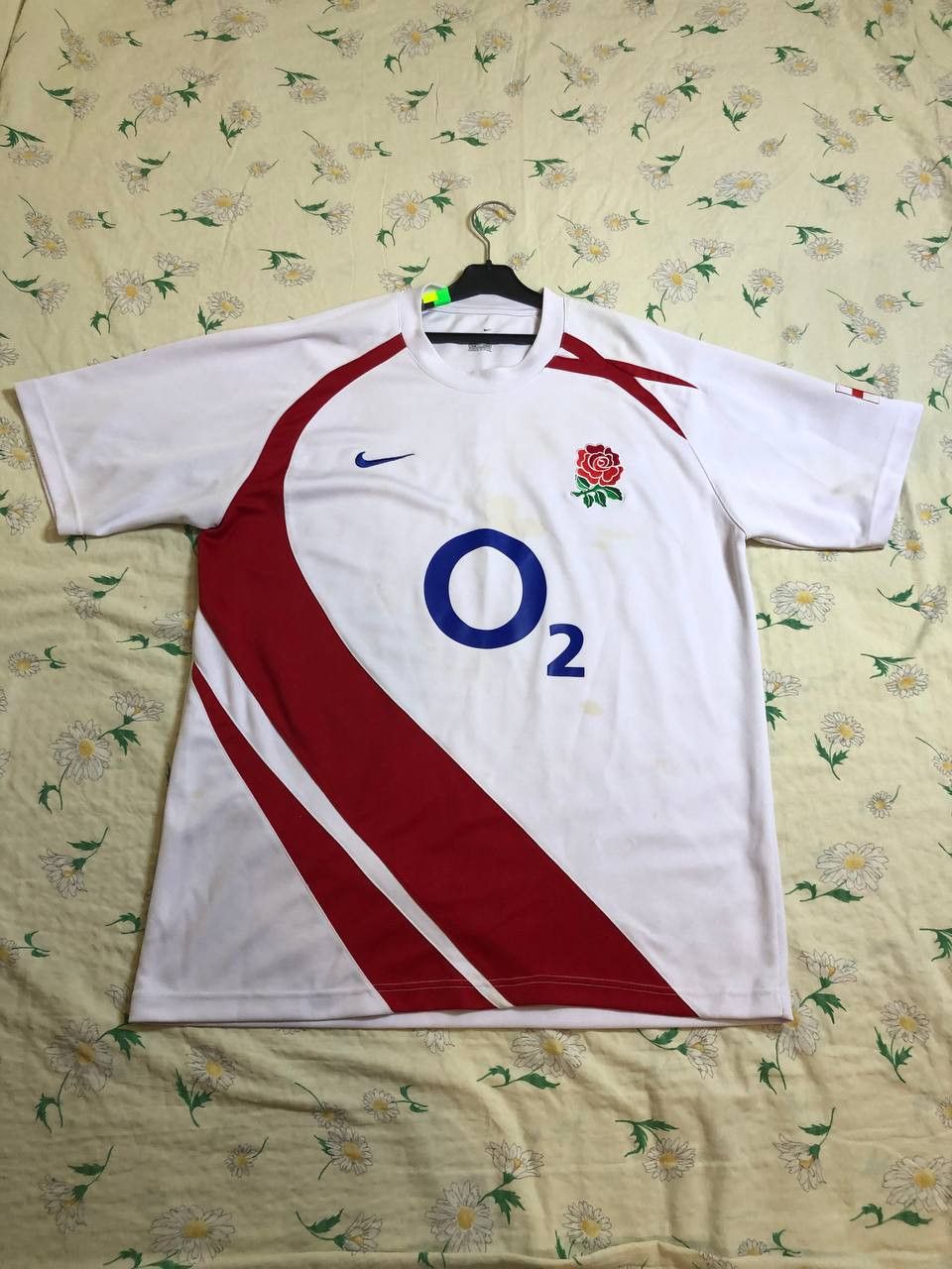 Nike Vintage England Rugby Shirt Nike O2 Jersey Size US XL / EU 56 / 4 - 1 Thumbnail