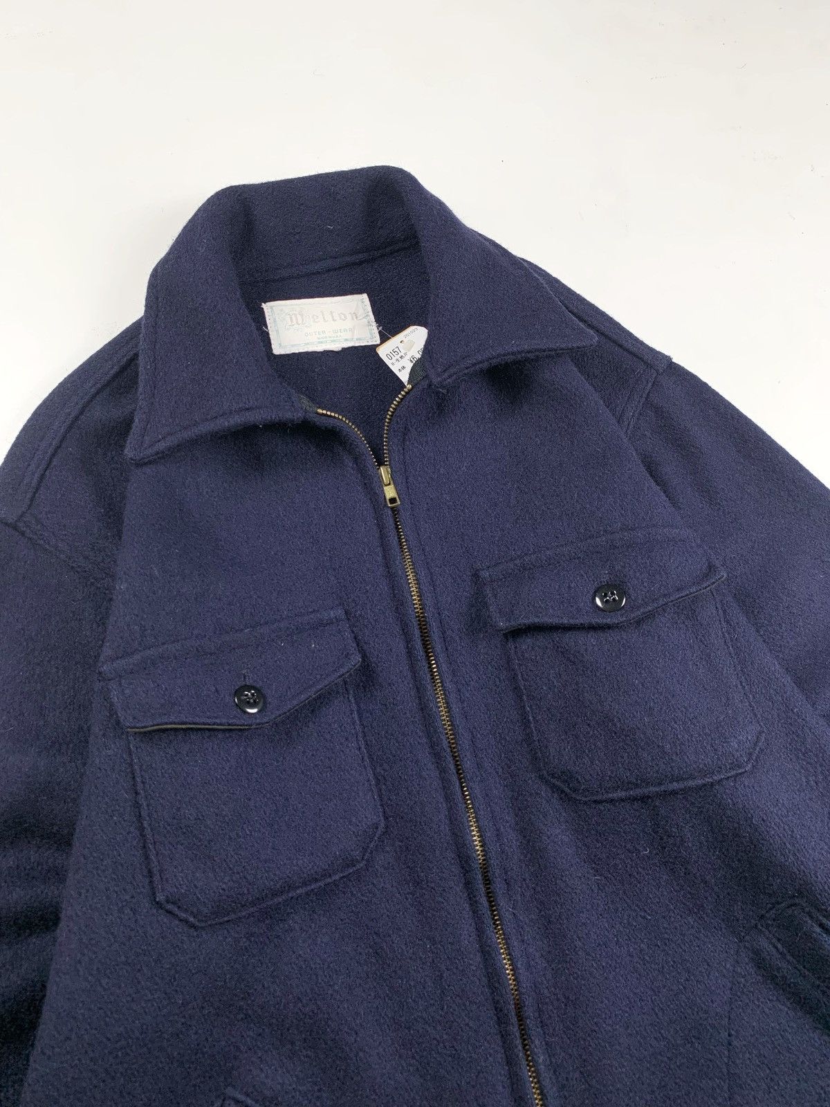Vintage VTG 90s MELTON OUTER WEAR MADE IN USA Size US XL / EU 56 / 4 - 3 Thumbnail