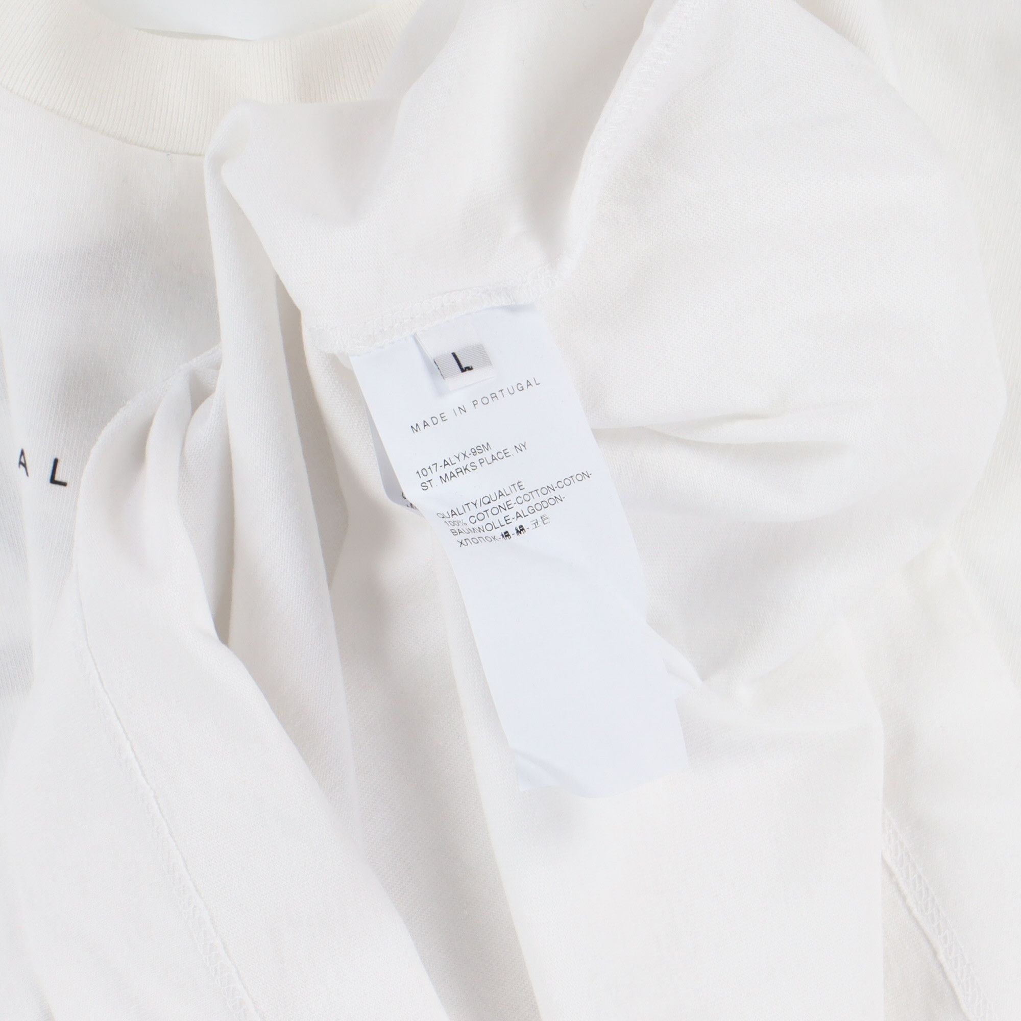 1017 ALYX 9SM White A Sphere Logo T-Shirt Size US L / EU 52-54 / 3 - 8 Thumbnail