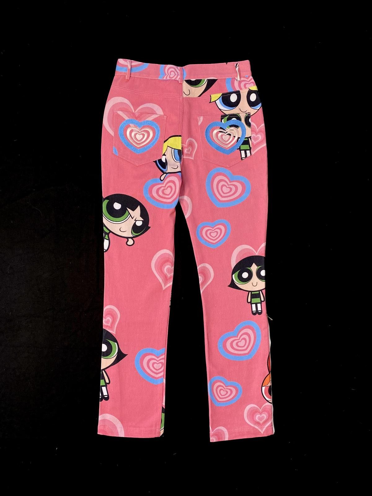 Japanese Brand Rare AONE4SURE The Powerpuff Girls Pink Unisex Pants S Size US 28 / EU 44 - 7 Thumbnail