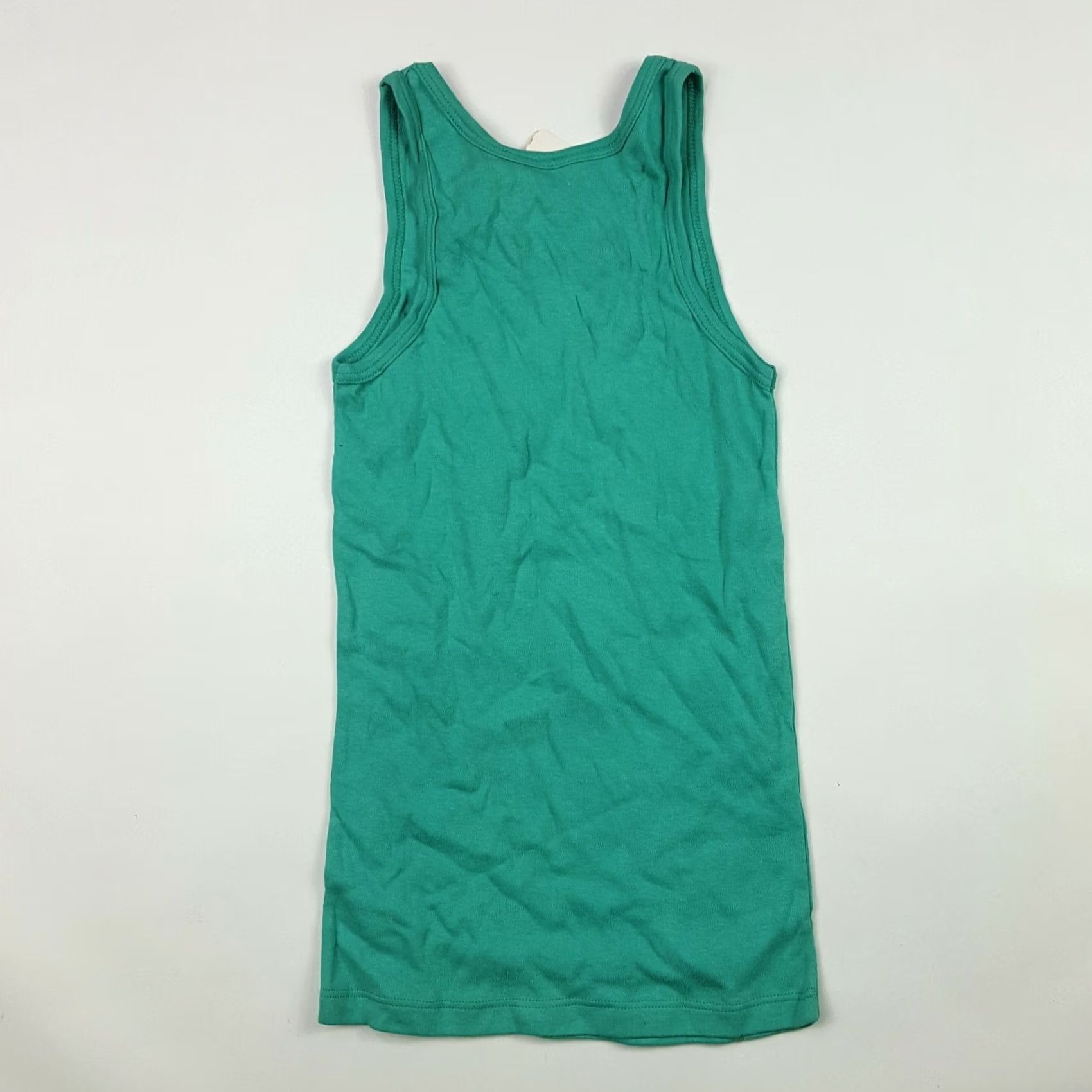 Altea VINTAGE Winning Stats Teal Tank Top Shirt Womens S Athletic Sleeveless 80s 90s Outdoor Sports Tank Top Shirt Size S / US 4 / IT 40 - 4 Thumbnail