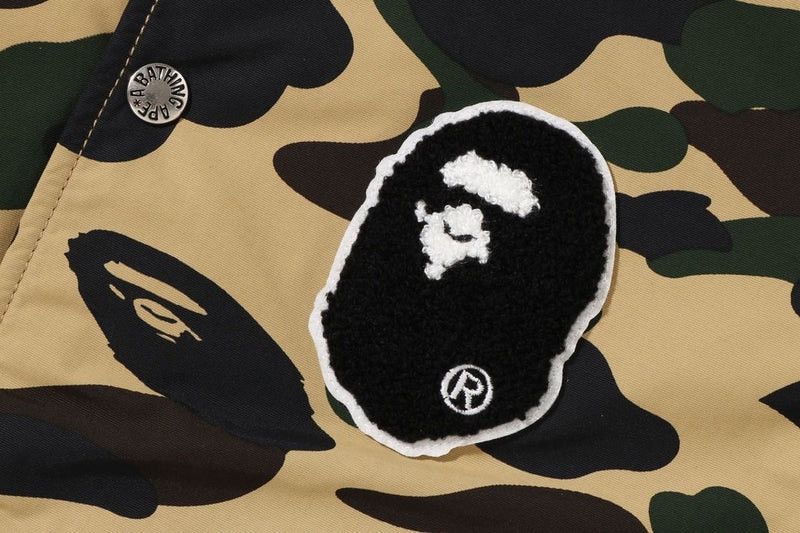 Bape Bape Camo Varsity Jacket Size ONE SIZE - 4 Thumbnail