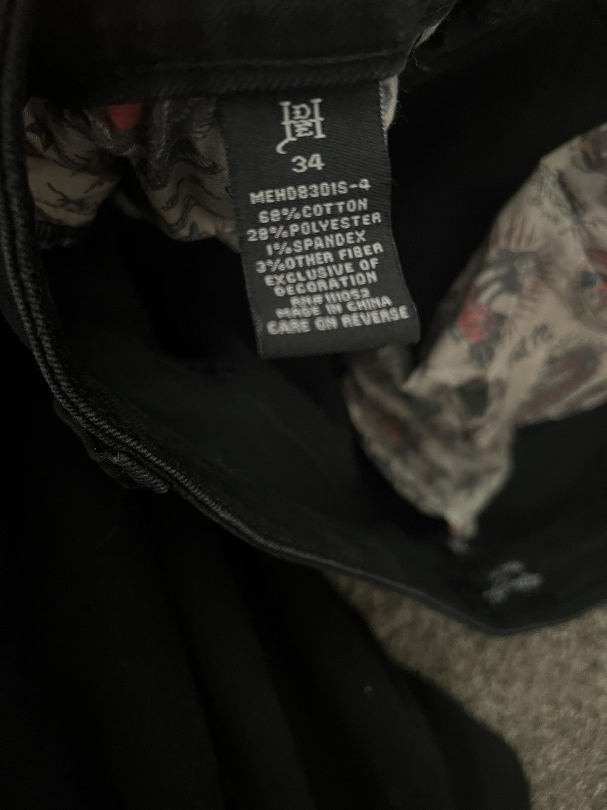 Ed Hardy × Vintage Ed Hardy Denim Size US 34 / EU 50 - 4 Thumbnail