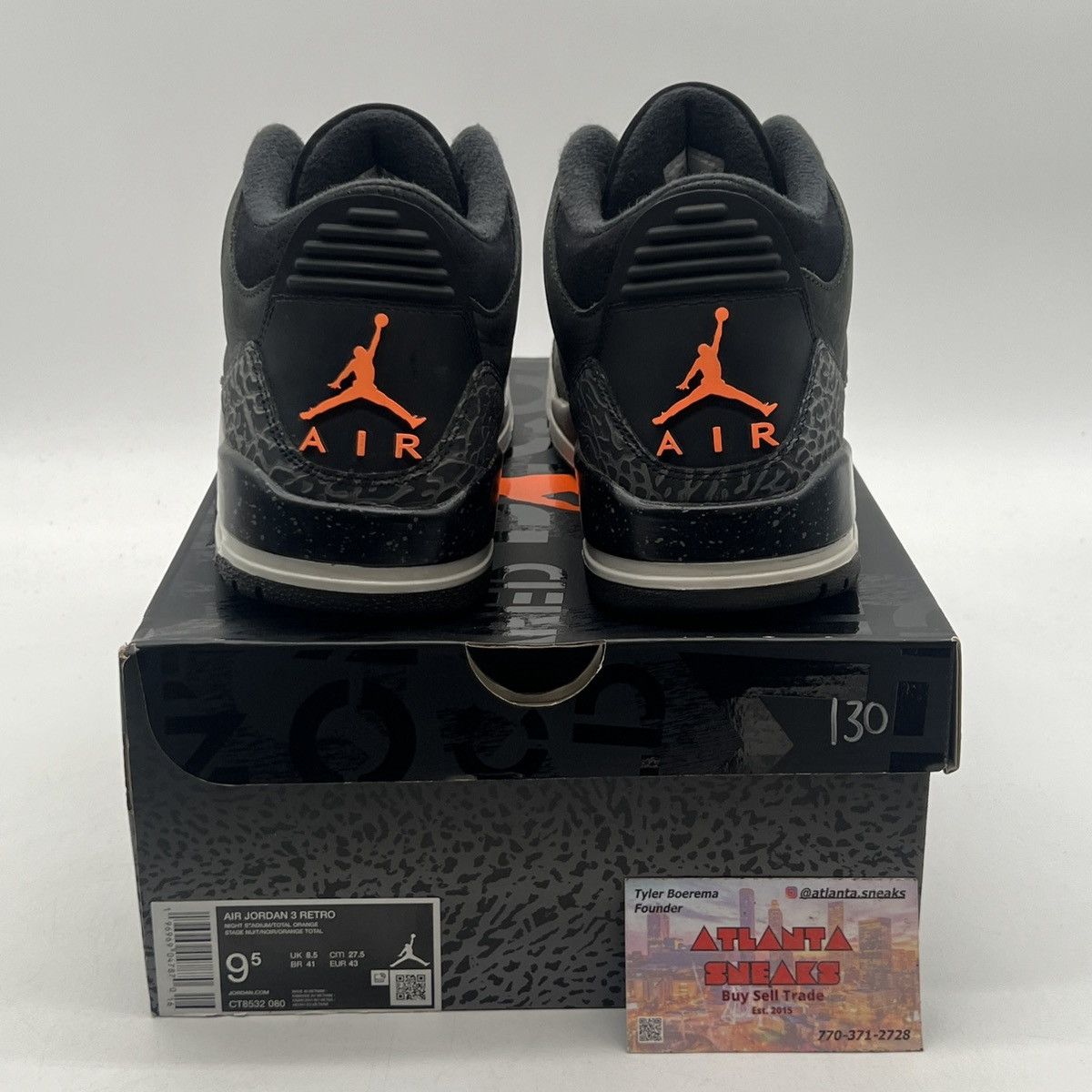 Jordan Brand Air Jordan 3 fear Size US 9.5 / EU 42-43 - 3 Thumbnail