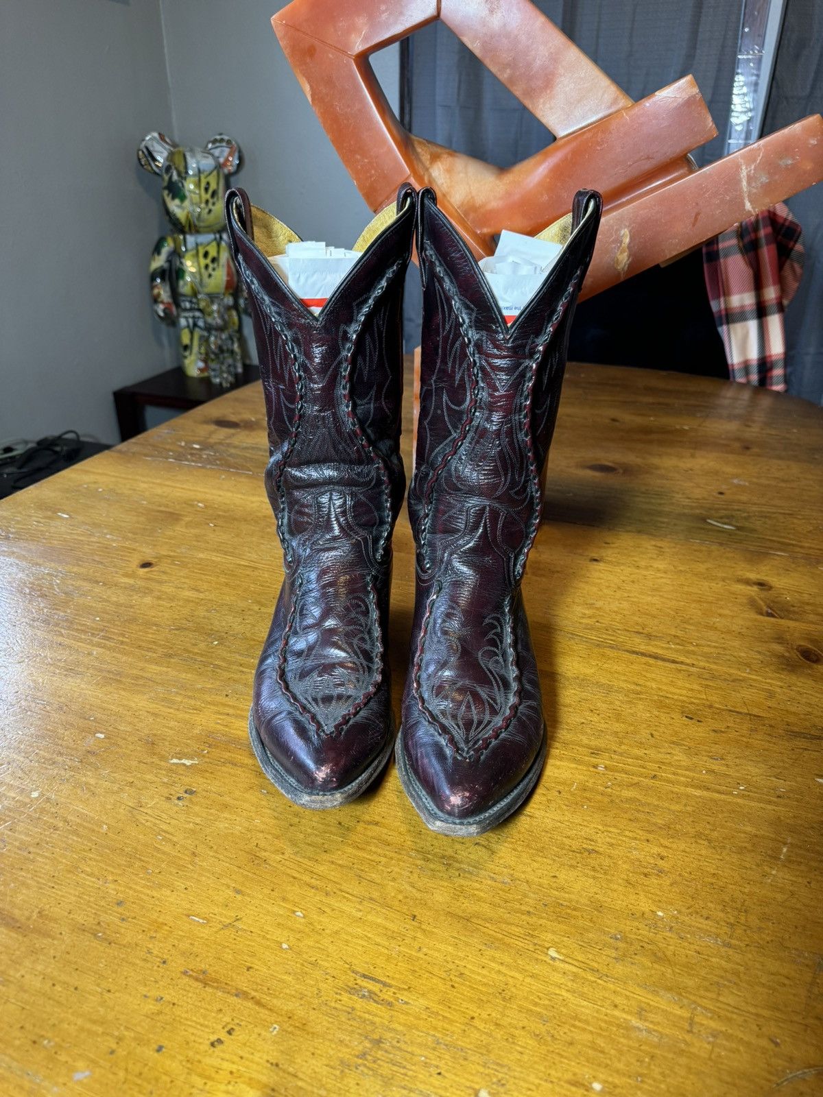 Dan Post × Vintage Vintage Dan Post Cowboy Boots Sz 9.5 D Size US 9.5 / EU 42-43 - 3 Thumbnail