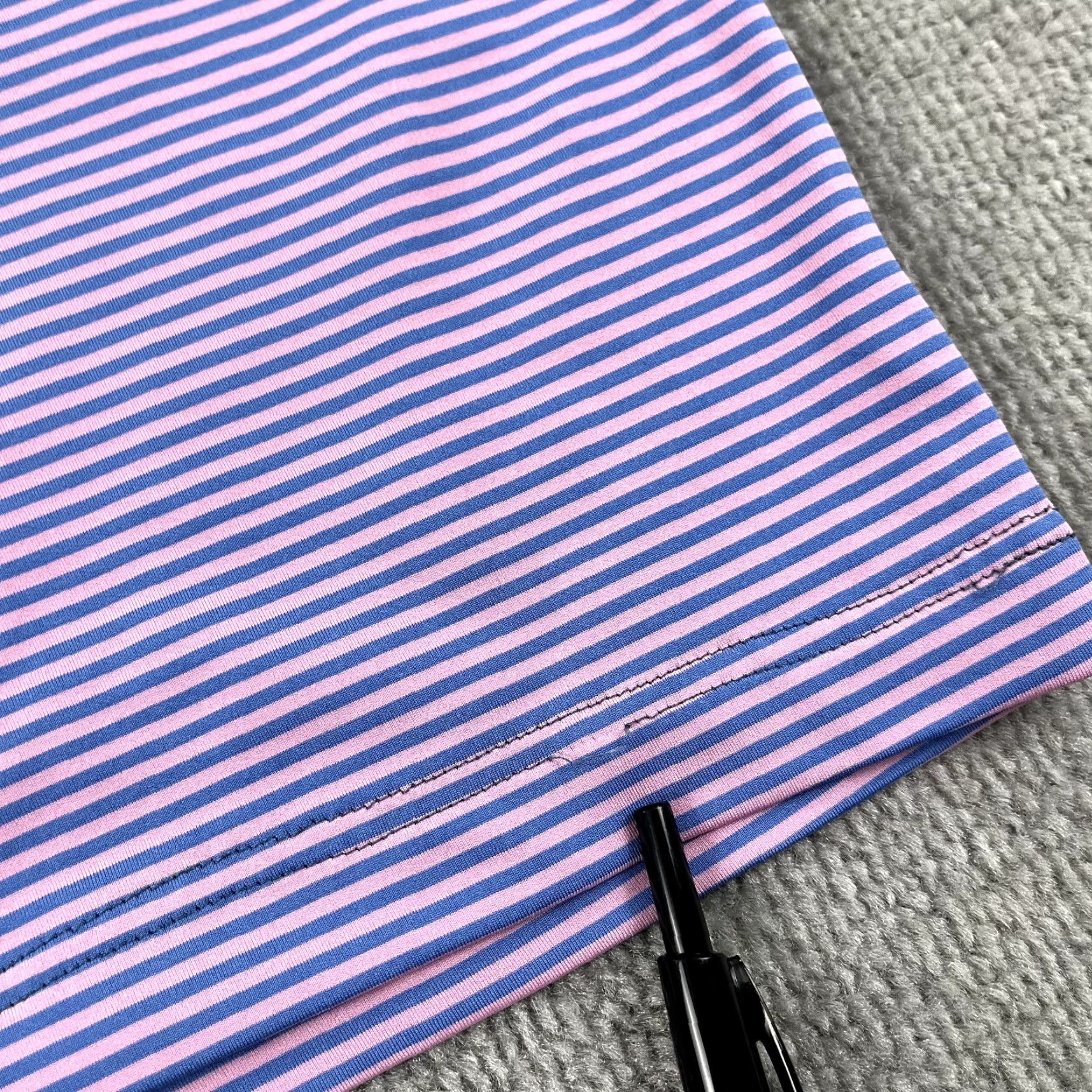 Peter Millar Peter Millar Polo Shirt Mens XL Lansdowne Golf Club Pink Blue Striped Preppy Sports Size US XL / EU 56 / 4 - 6 Thumbnail