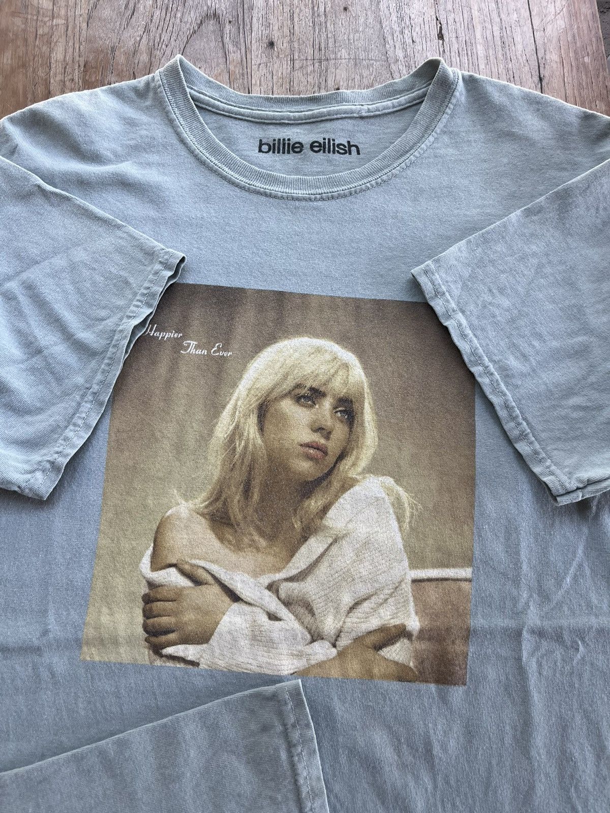 Band Tees × Billie Eilish Billie Eilish Happier Than Ever Photo Tshirt Size US M / EU 48-50 / 2 - 7 Thumbnail