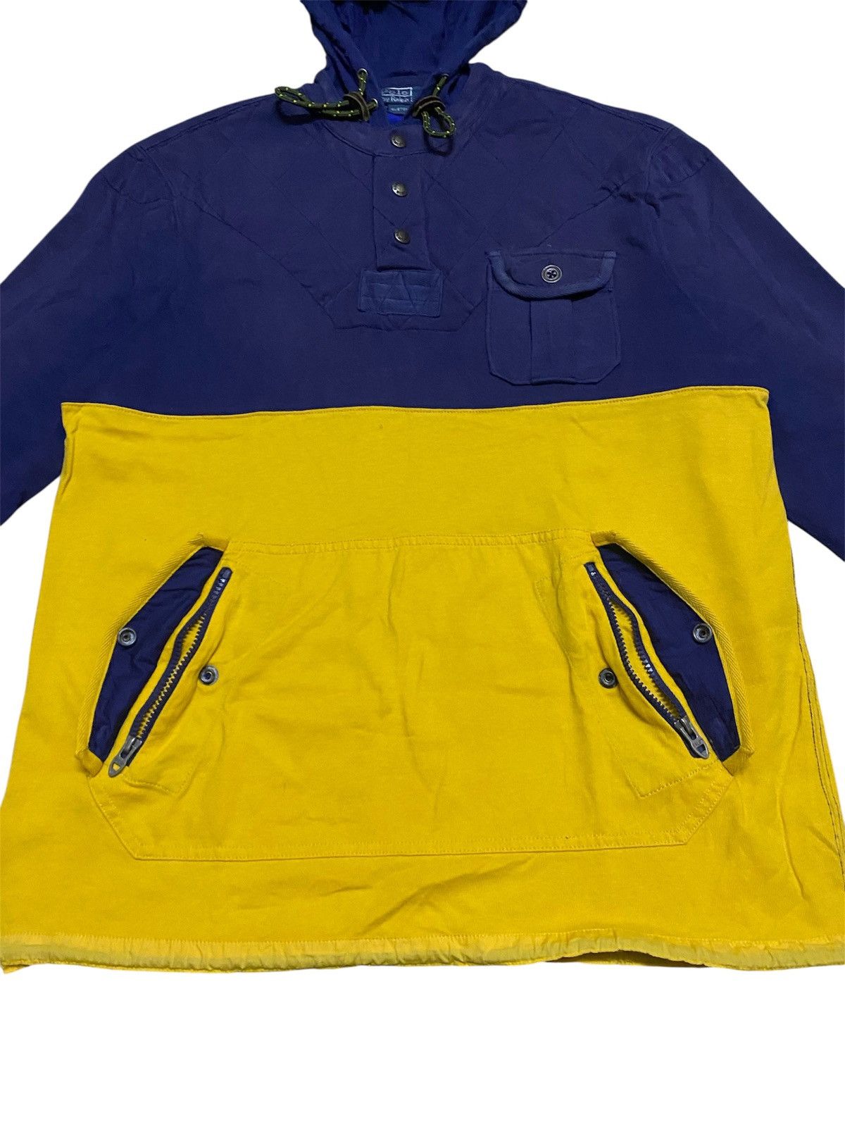 Polo Ralph Lauren Vintage Rare Polo Ralph Lauren Expedition Hooded Rugby Shirt Size US M / EU 48-50 / 2 - 2 Thumbnail