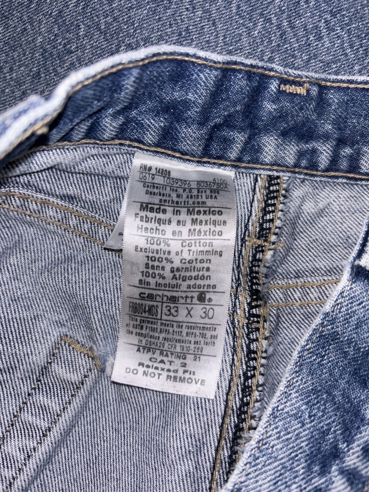 Carhartt Carhartt FR jeans workwear Size US 33 - 3 Thumbnail