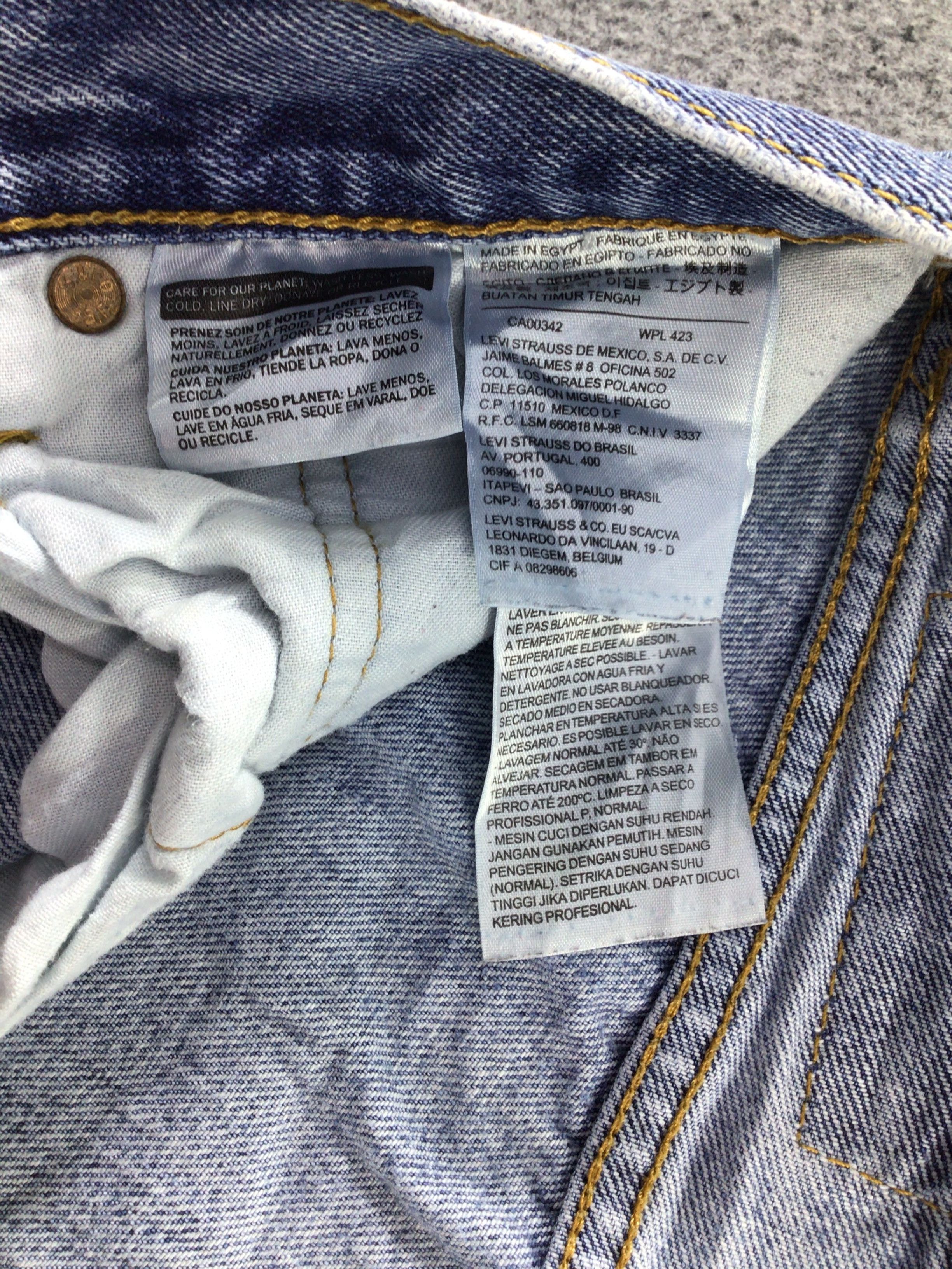 Levi's Blue Wash Levis 501 Jeans-J383 Size US 36 / EU 52 - 9 Thumbnail