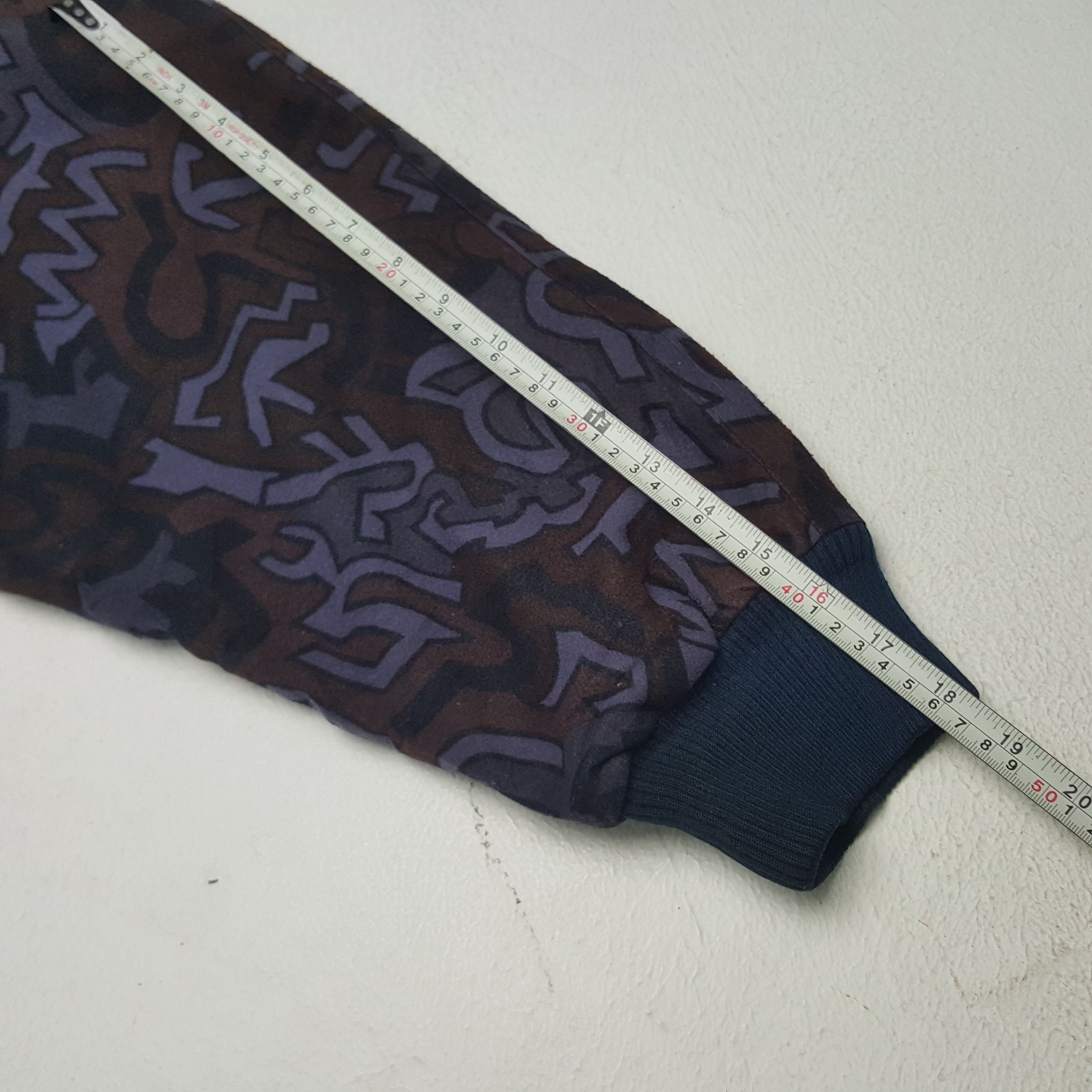 Designer × Vintage Vintage Monogram Art Winter Blazer Coat Jacket Size US XXL / EU 58 / 5 - 4 Thumbnail