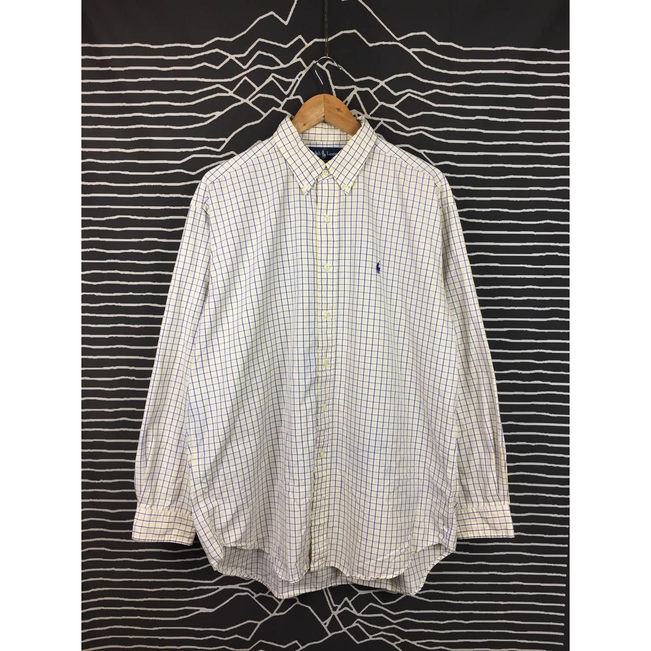 Ralph Lauren × Vintage Vtg Ralph Lauren Blake Two-Ply Cotton Plaid Shirt Size US L / EU 52-54 / 3 - 2 Thumbnail