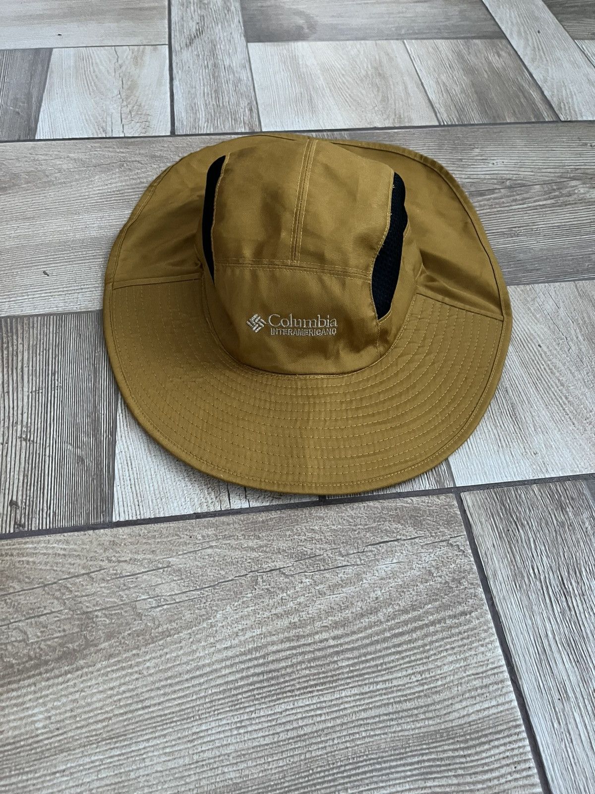 Columbia Vintage Columbia Hat Tan Sun Boonie Wide Brim Unisex Outdoor Size ONE SIZE - 3 Thumbnail