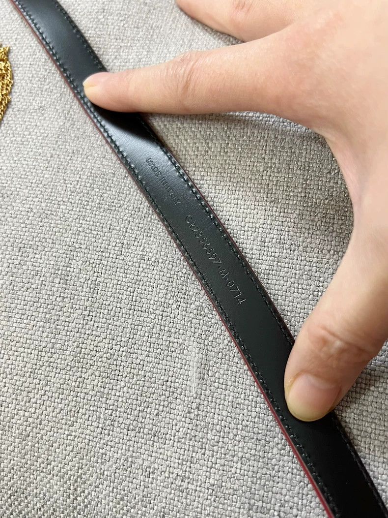 Yves Saint Laurent Saint Laurent Red Belt 2502-Nextarrow Size ONE SIZE - 5 Thumbnail