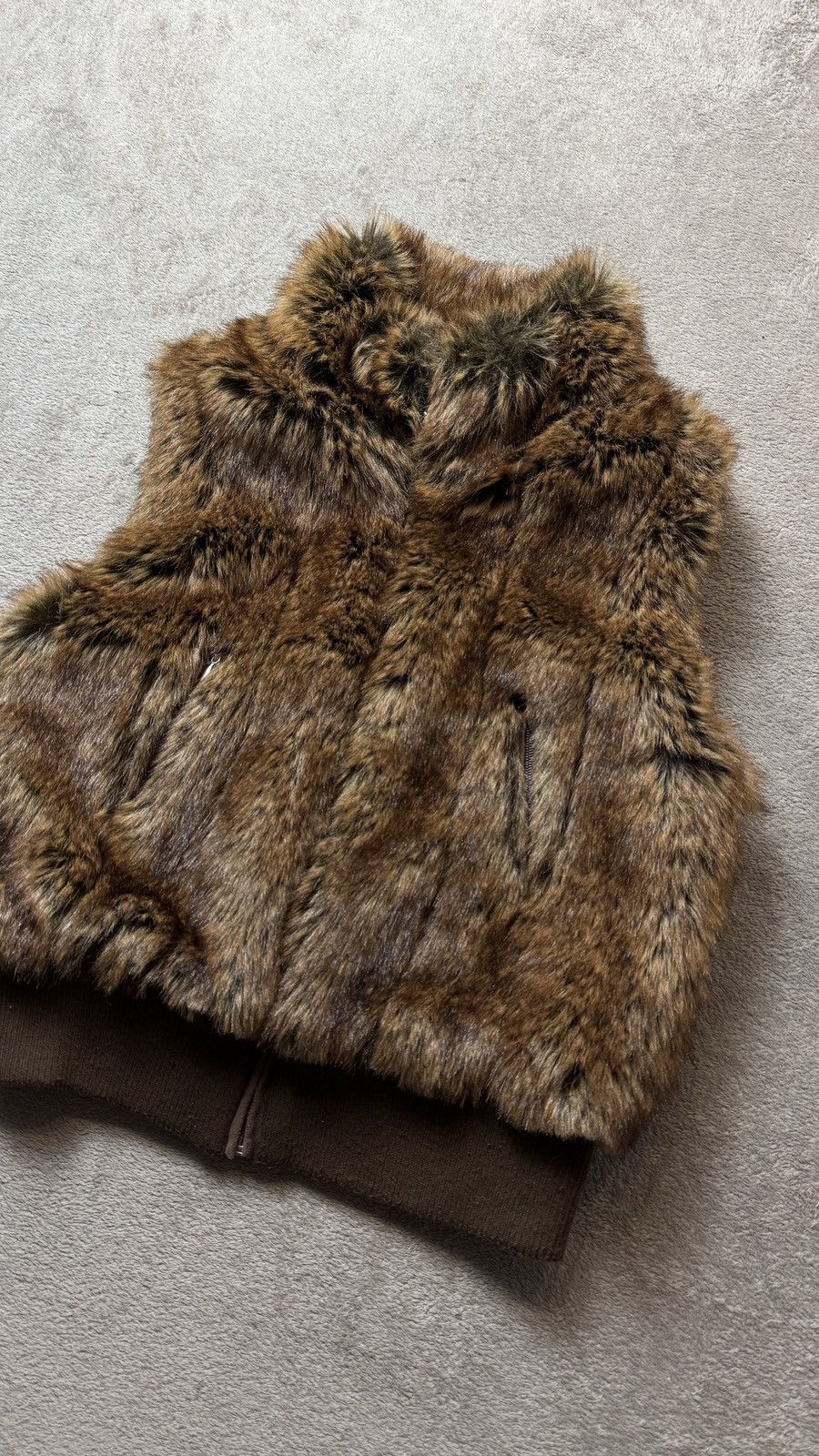 Japanese Brand Y2K Faux Fur Vest Jacket Goth Playboi Hysteric Glamour Vibe Size M / US 6-8 / IT 42-44 - 3 Thumbnail