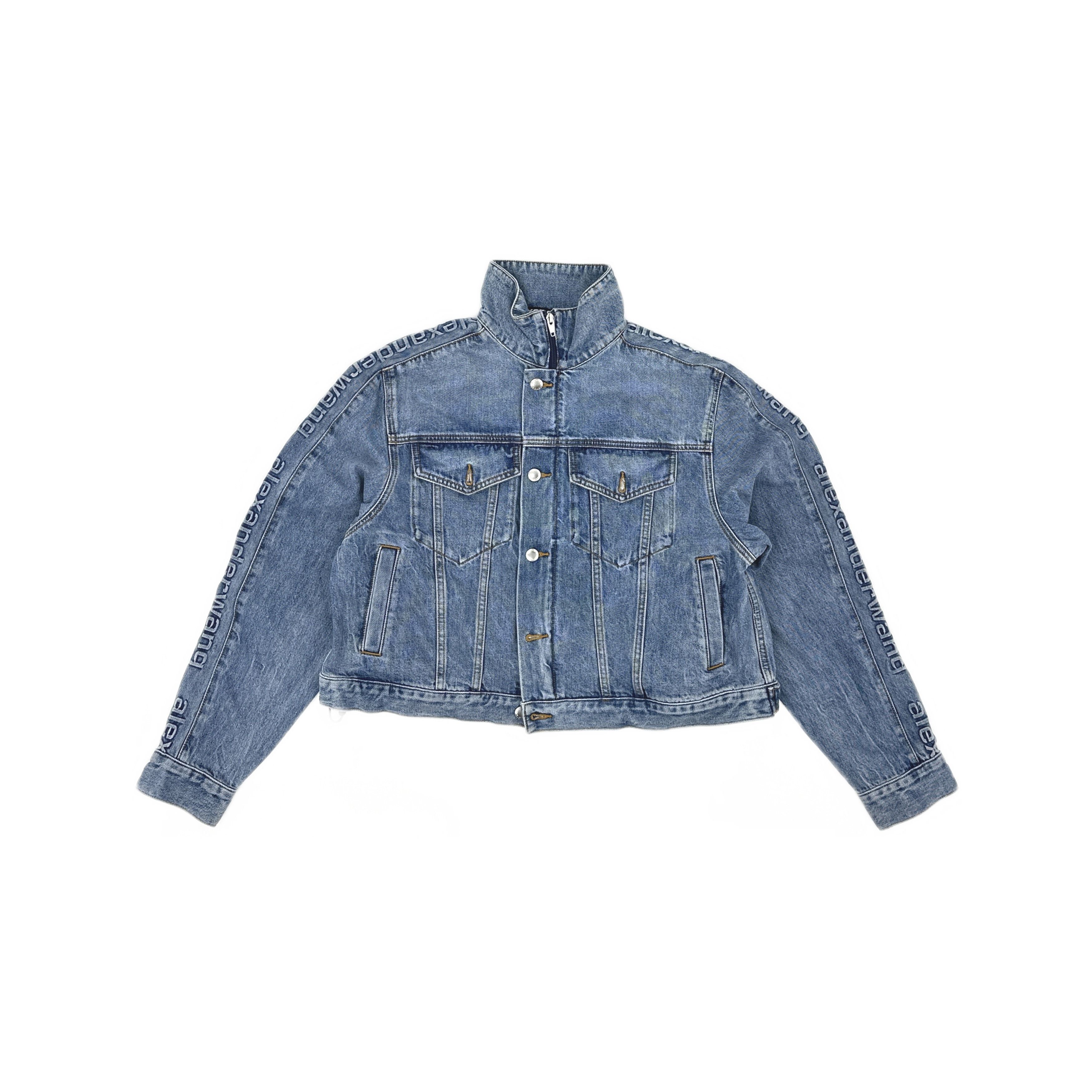 Alexander Wang Alexander Wang Logo Tape Denim Jacket Size M Size M / US 6-8 / IT 42-44 - 1 Thumbnail
