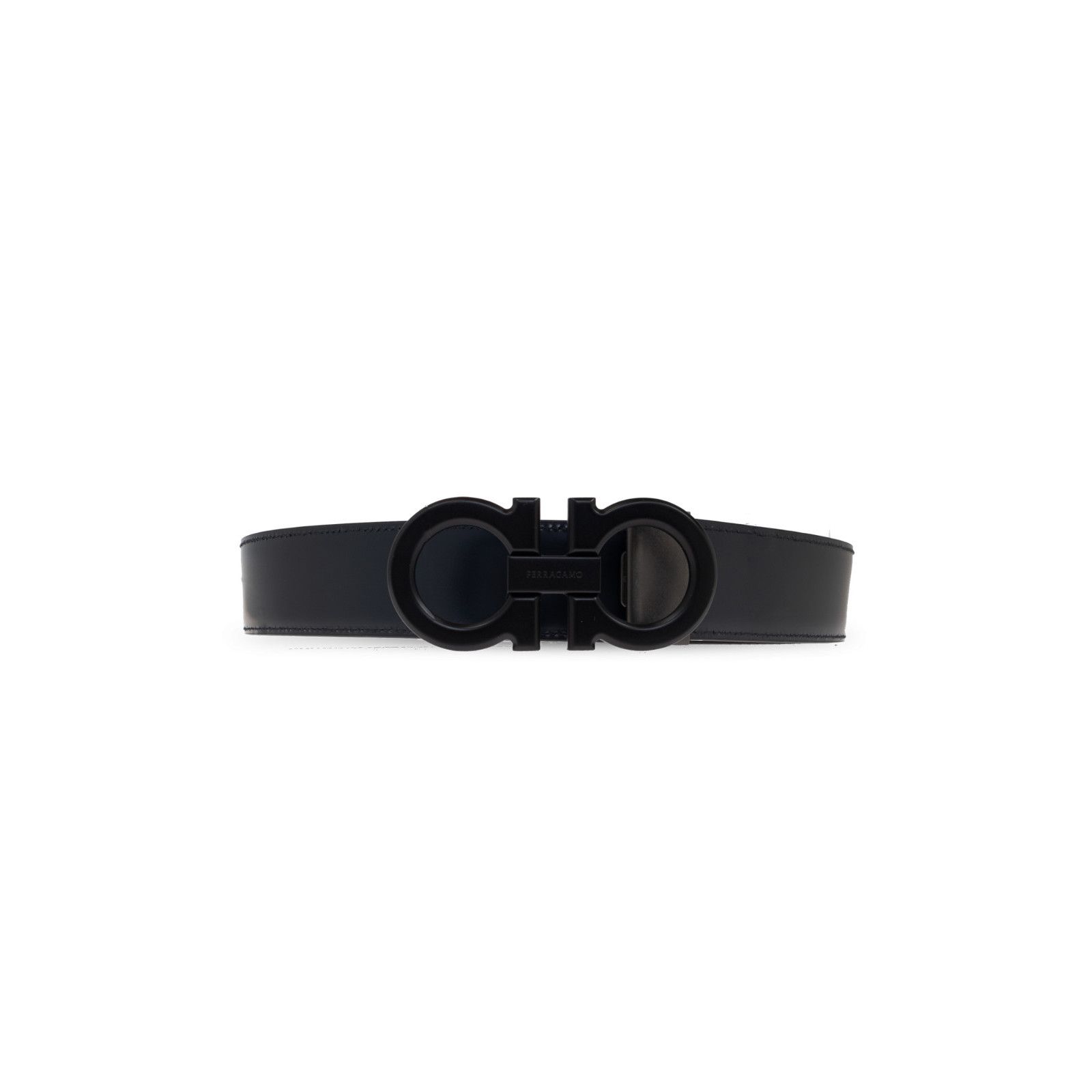 Salvatore Ferragamo FERRAGAMO Black Double Adjustable Monogram Belt New & Authen Size ONE SIZE - 1 Thumbnail