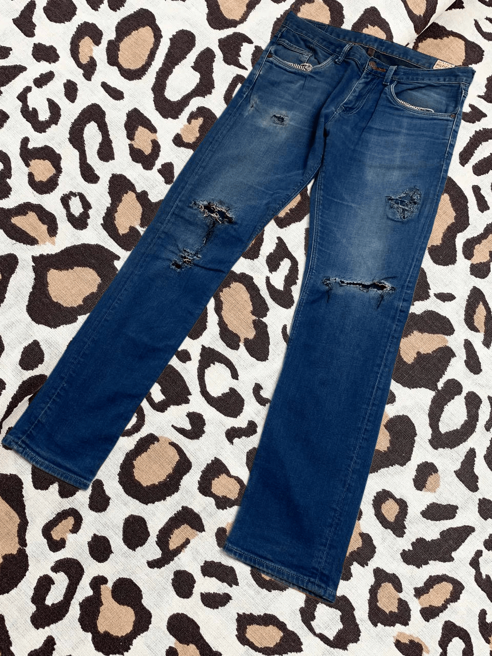 Tommy Hilfiger Y2k distressed Tommy Hilfiger jeans Size US 33 - 1 Thumbnail