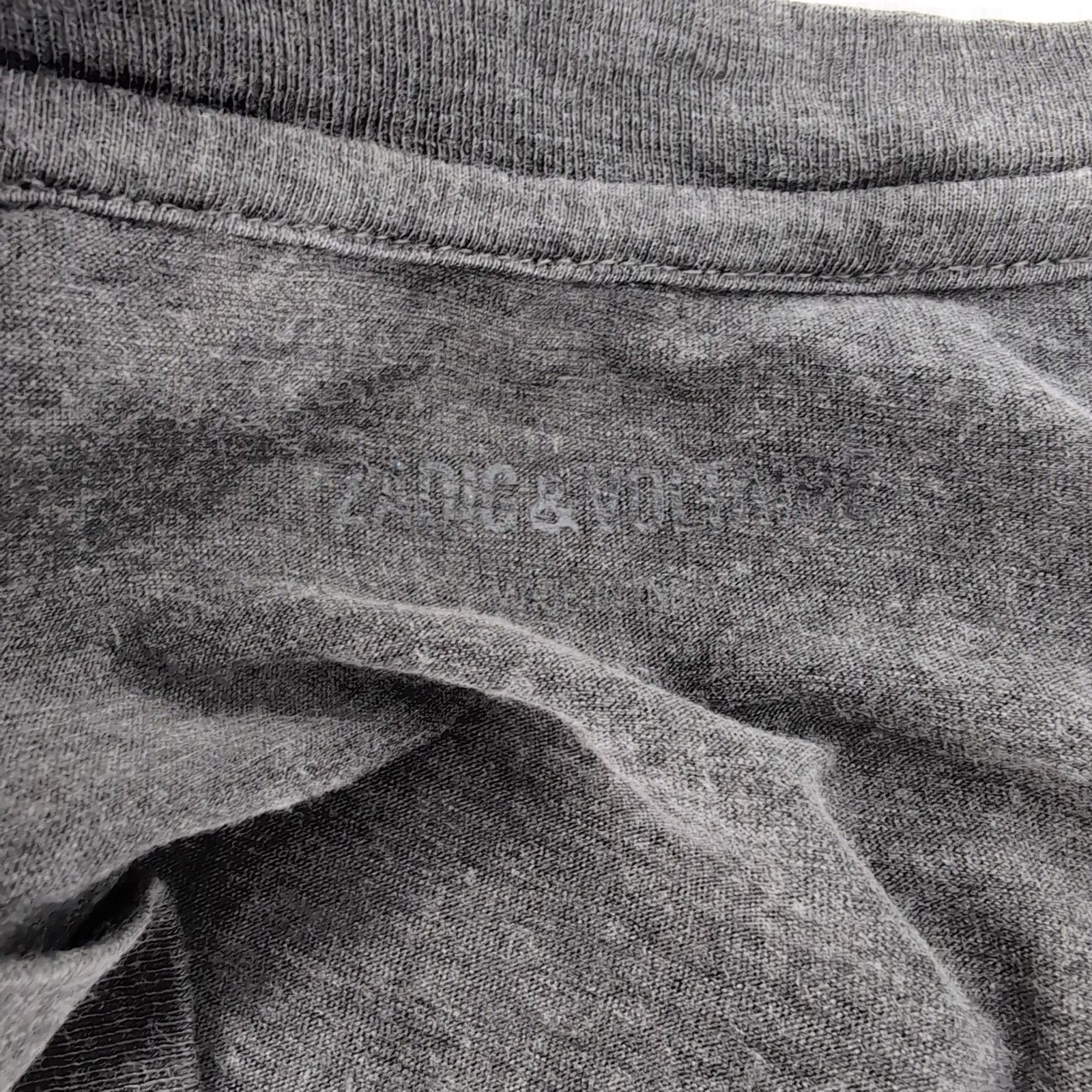 Zadig & Voltaire Zadig & Voltaire Tiny Slub Overdyed T-Shirt - Size S - NWOT Size S / US 4 / IT 40 - 3 Thumbnail