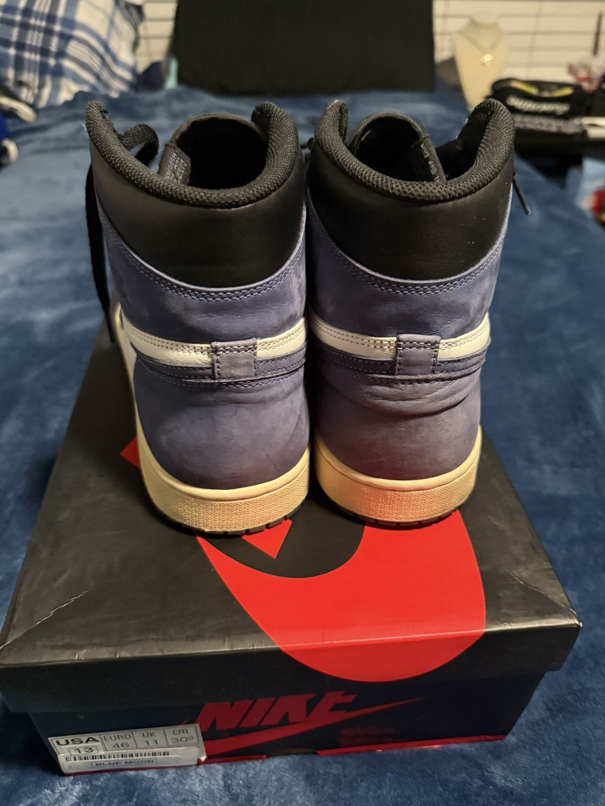 Jordan Brand Jordan 1 High Blue Moon Size US 13 / EU 46 - 5 Thumbnail
