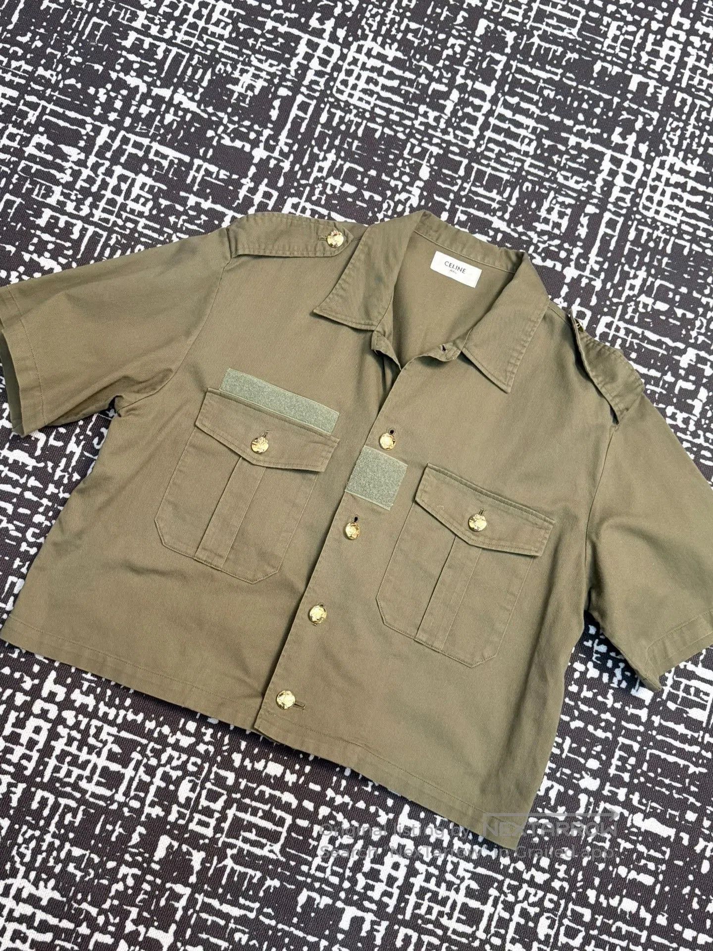 Other Military Green Short-Sleeve Shirt XS. Size XS / US 0-2 / IT 36-38 - 1 Thumbnail