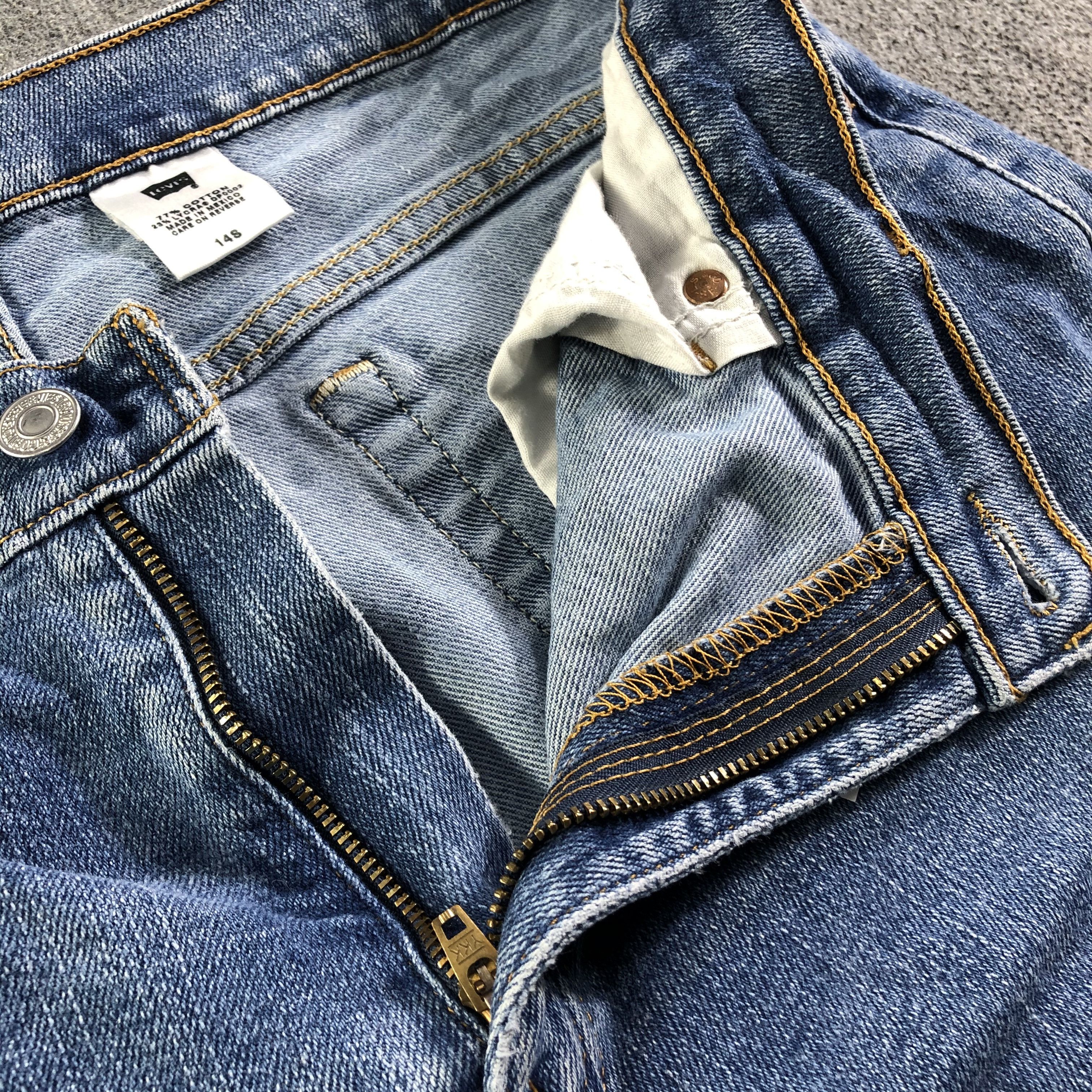 Levi's 90s Vintage Blue Wash Levis 515 Jeans-J4134 Size 32" / US 10 / IT 46 - 7 Thumbnail