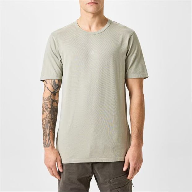 C.P. Company o1y1224 Logo Crewneck T-Shirt in Sage Green Size US XS / EU 42 / 0 - 3 Thumbnail