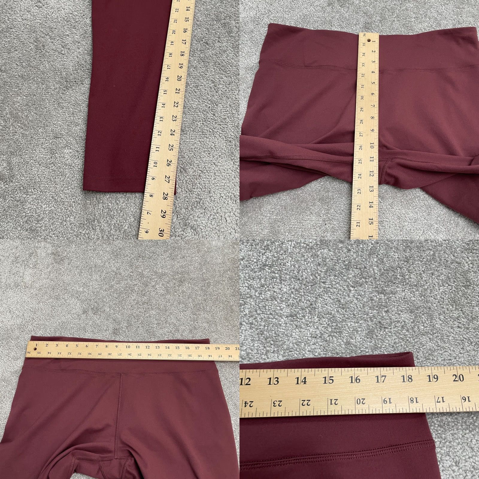 Vintage Columbia Leggings Womens XXL Red Ankle Compression Athletic Yoga Gym Run 36x28 Tight Skinny Size 40" / US 18 - 8 Thumbnail