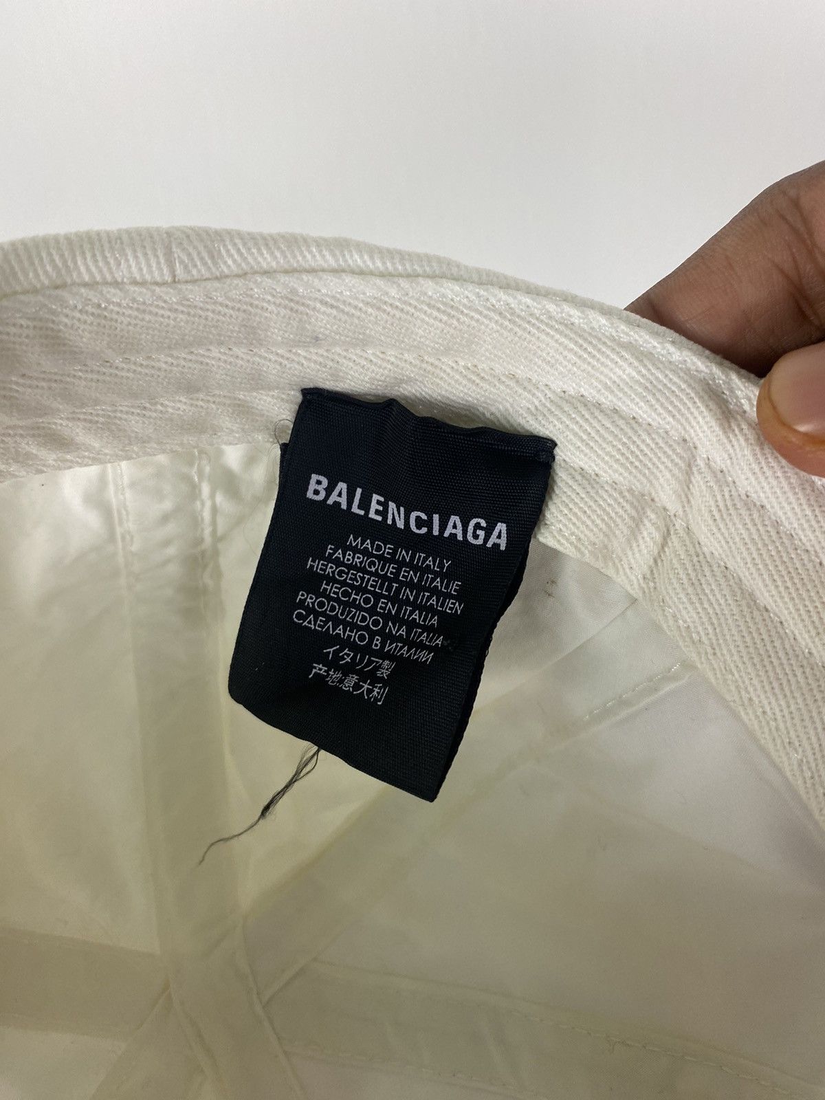 Balenciaga Balenciaga Embroidered Cap Size ONE SIZE - 7 Thumbnail