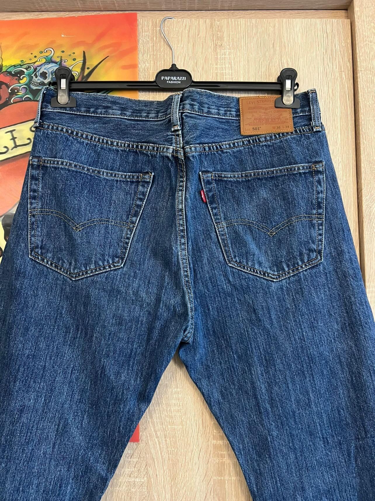 Levi's Levi's 501 denim pants size 36x34 Size US 36 / EU 52 - 2 Thumbnail